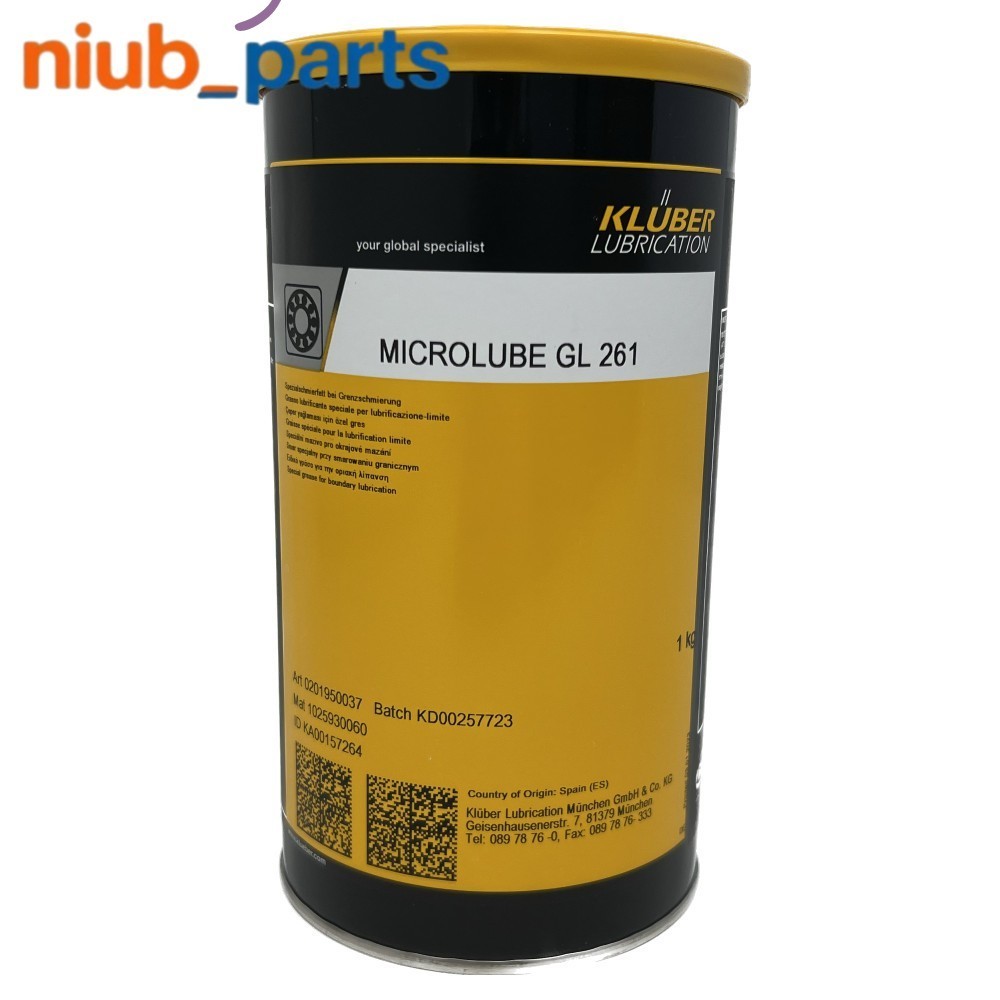 1PCS NEW Kluber Microlube GL 261, 1Kg Fluid Multipurpose Grease