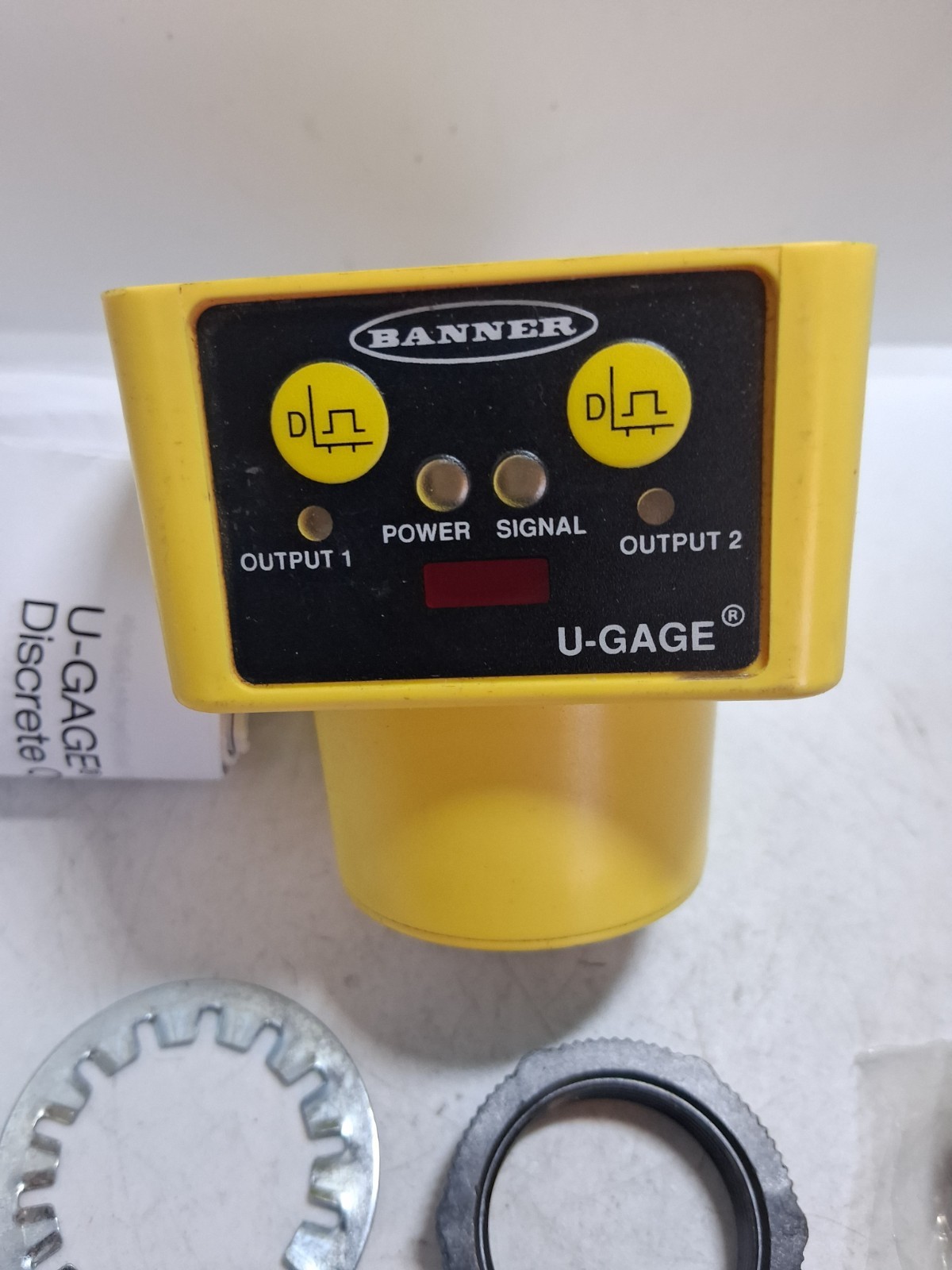 BANNER QT50UDBQ U-GAGE SENSOR 200MM RANGE TO 8M 10-30VDC NPN PNP 5 PIN 02723