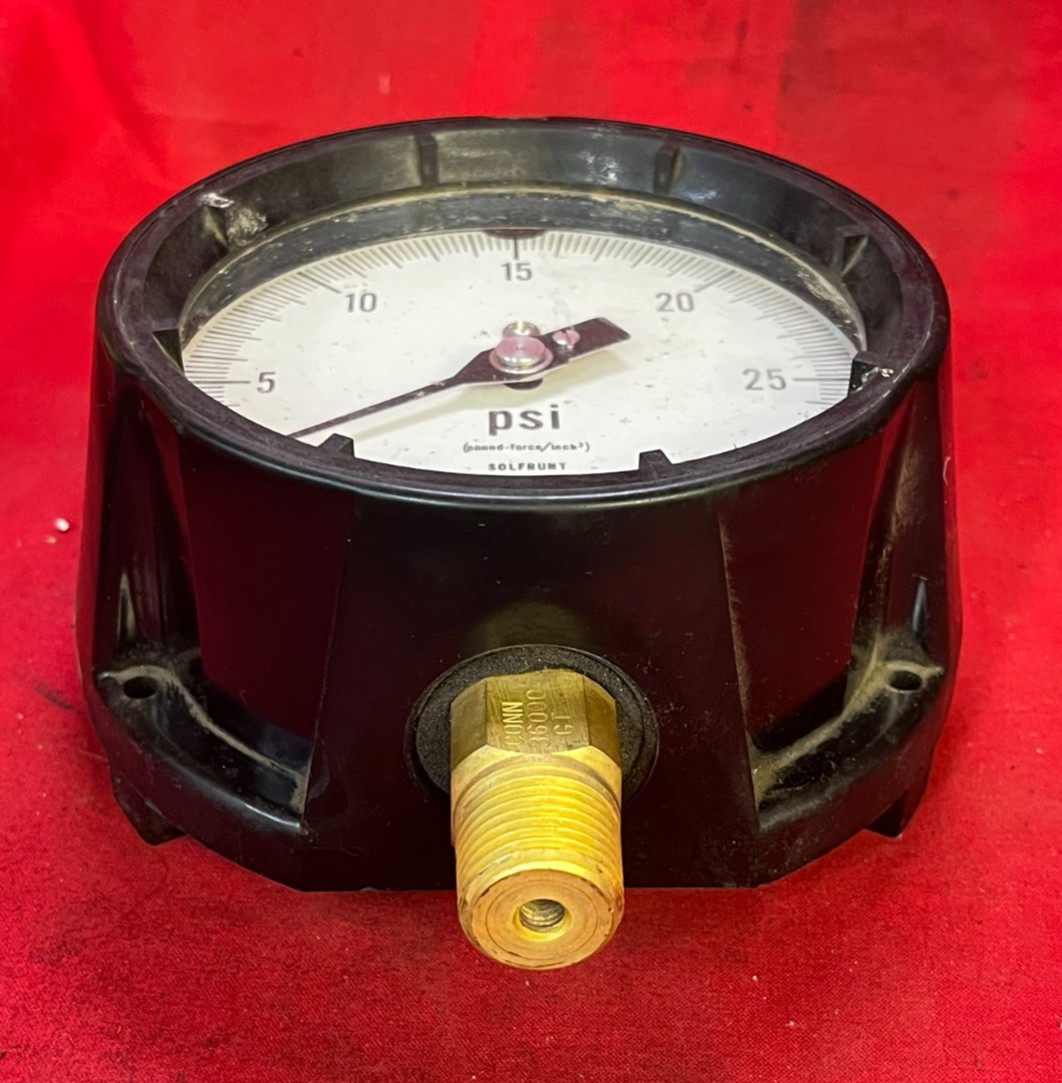 AMTEK U.S. GAUGE, 1980, 150007, 0-30 PSI, 1/2″ NPT, 4-1/2″ SIZE