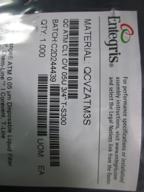 Entegris QCVZATM3S QC ATM CL1 CV 05u 34 T-S300 H2SO4 CC