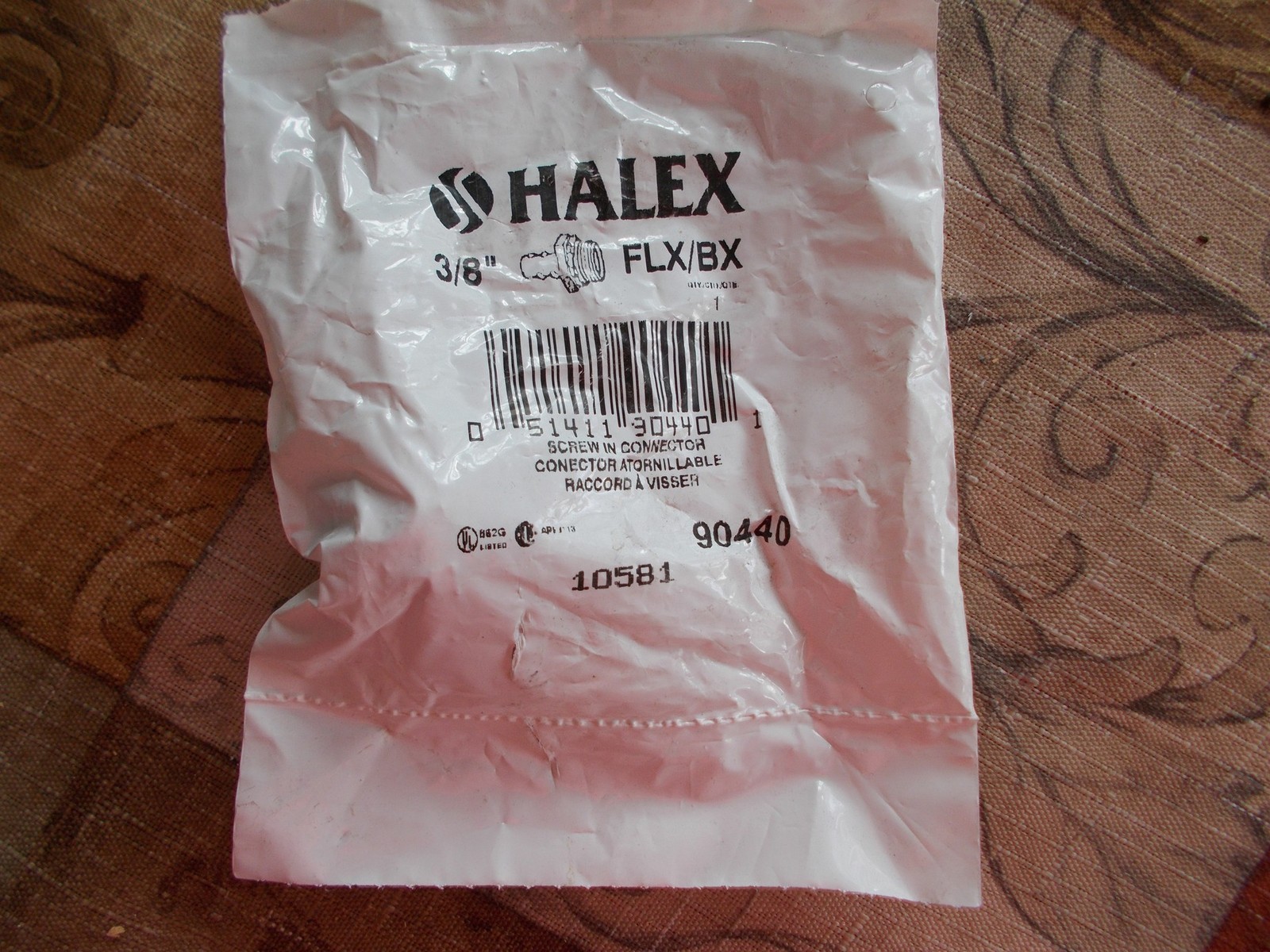 NEW Halex 90440 3/8″ FLX1BX, Screw-n Connector, Lot of 10 *FREE SHIPPING*