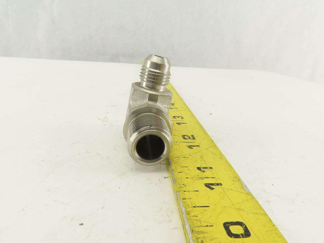 Parker 6-6 CTS-SS 316 Stainless 37° Flare Tube 90° Elbow -6 JIC x 3/8″ NPT Lot