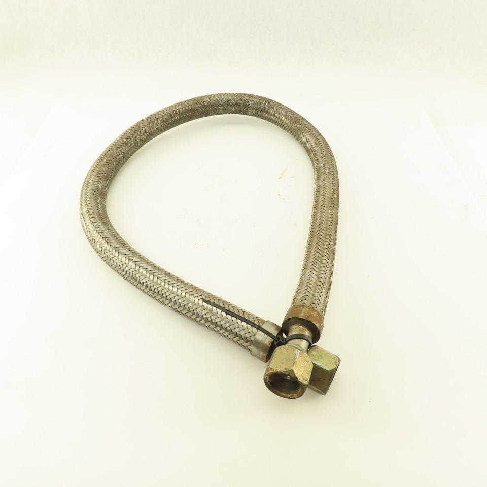 Berry 1-1/2″-12 JIC Flare Female Swivel Steel Braided Hydraulic Line 46″