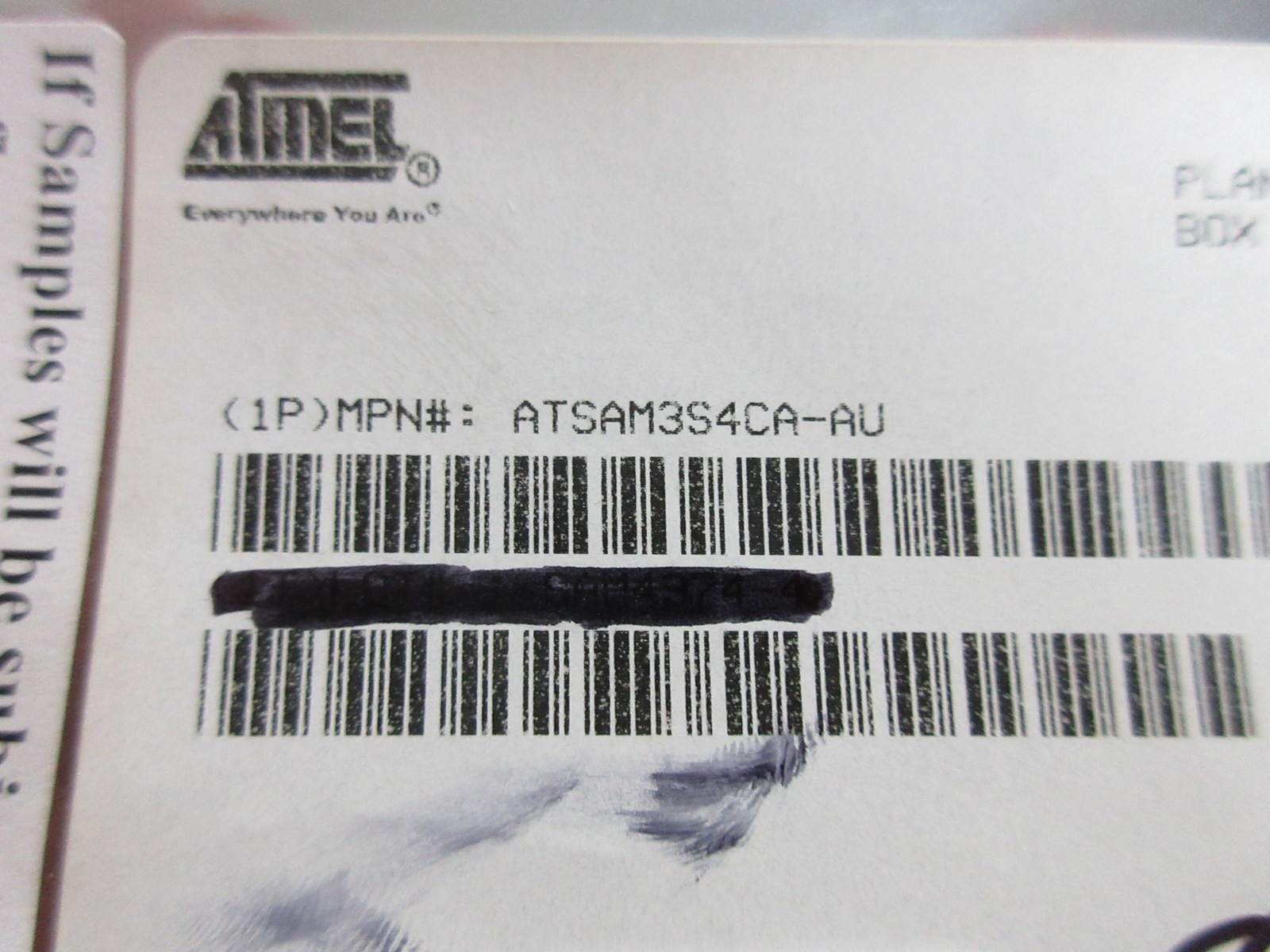 Atmel ATSAM3S4CA-AU ARM Based Microcontroller ATSAM3S4CAAU W/ Matrix Tray (Pack