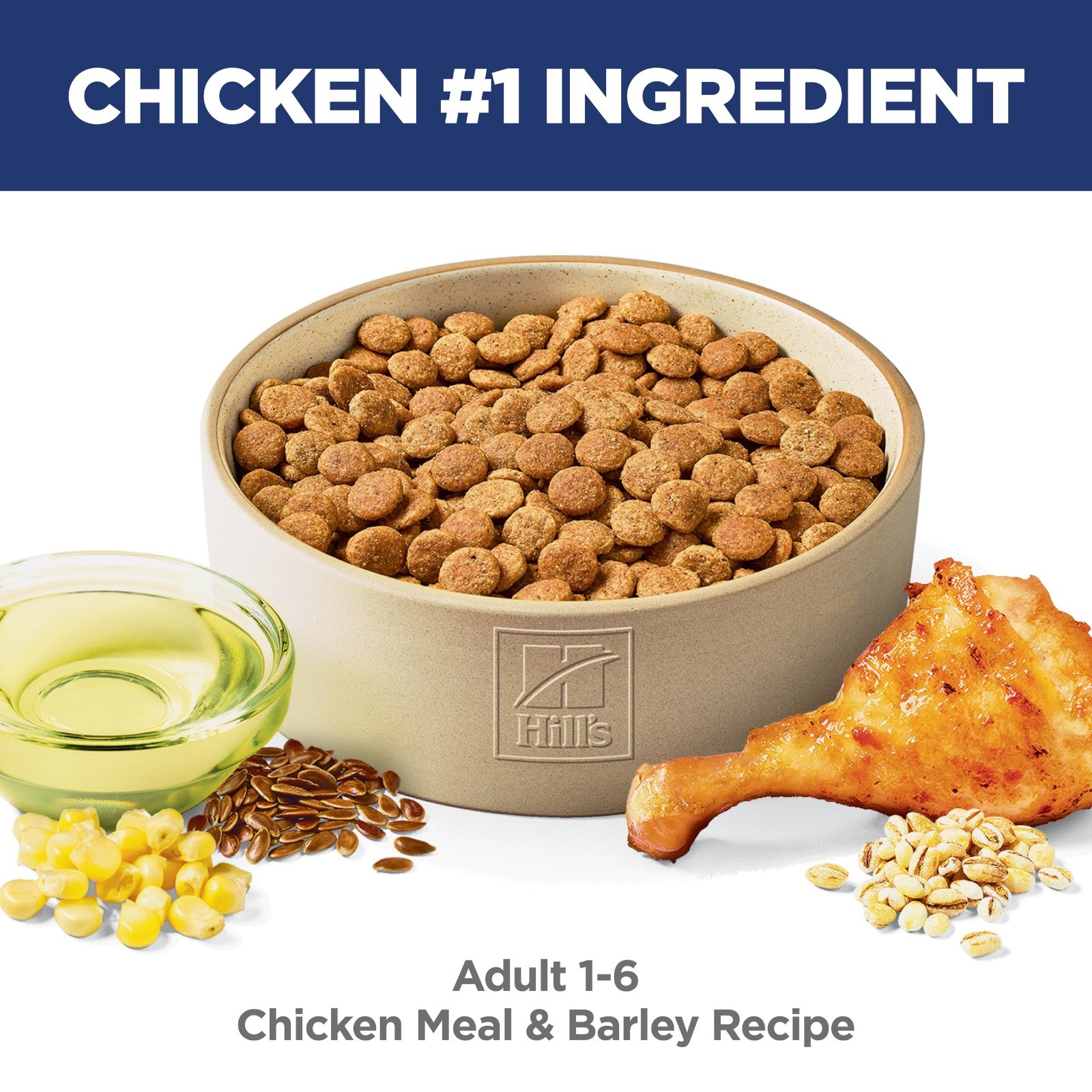 Hill’s Science Diet Adult 1-6, Dry Dog Food, Chicken & Barley, 35 lb Bag