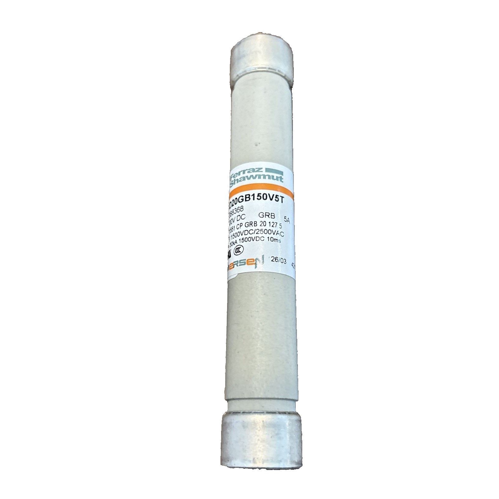 Ferraz Shawmut FD20GB150V5T C088368 Merson Protistor Fuse 1500VDC (1pc) USA