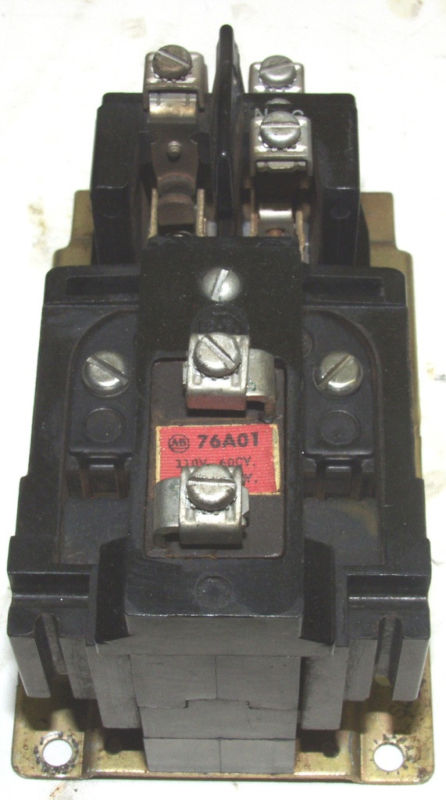 ALLEN-BRADLEY CONTACTOR & RELAY, BR-200 , 600V ,10A ,76A01 COIL