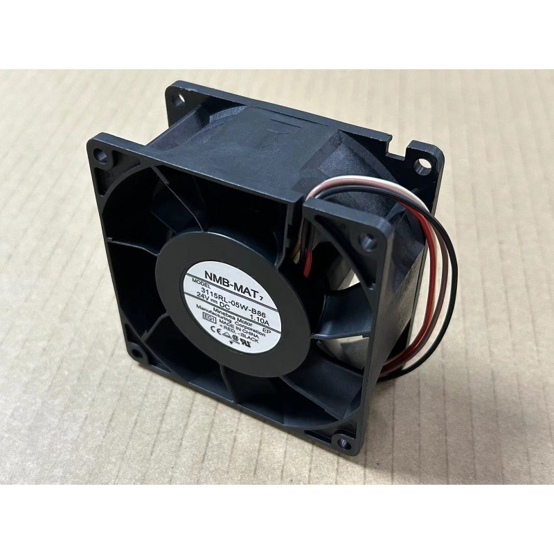 NMB-MAT 3115RL-05W-B86 24V 1.10A 8CM 4-wire inverter cooling fan