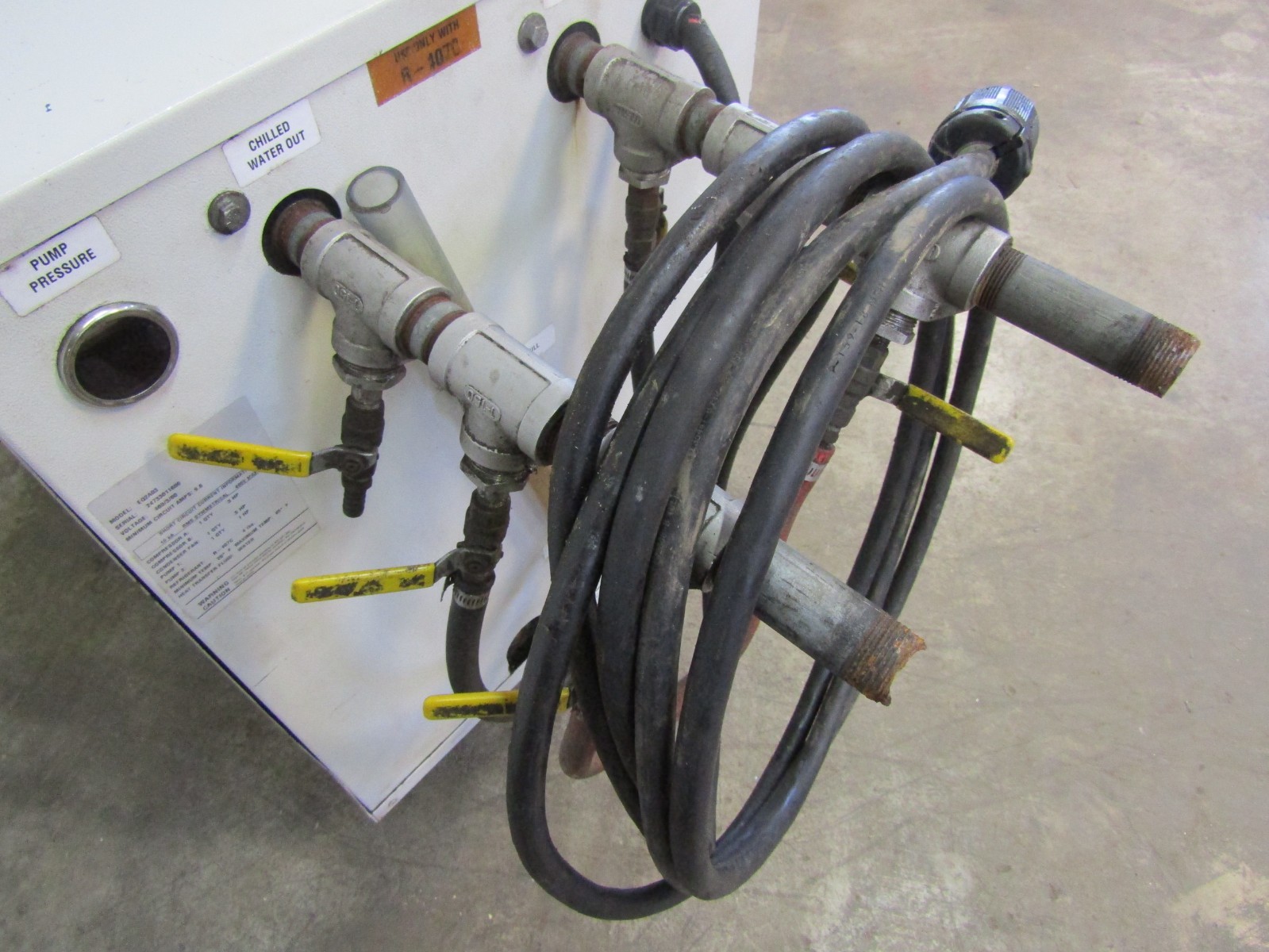For Parts IMS Hydra EQ2A03 3 Ton Air Cooled Portable Water Chiller 460V 7.2-GPM