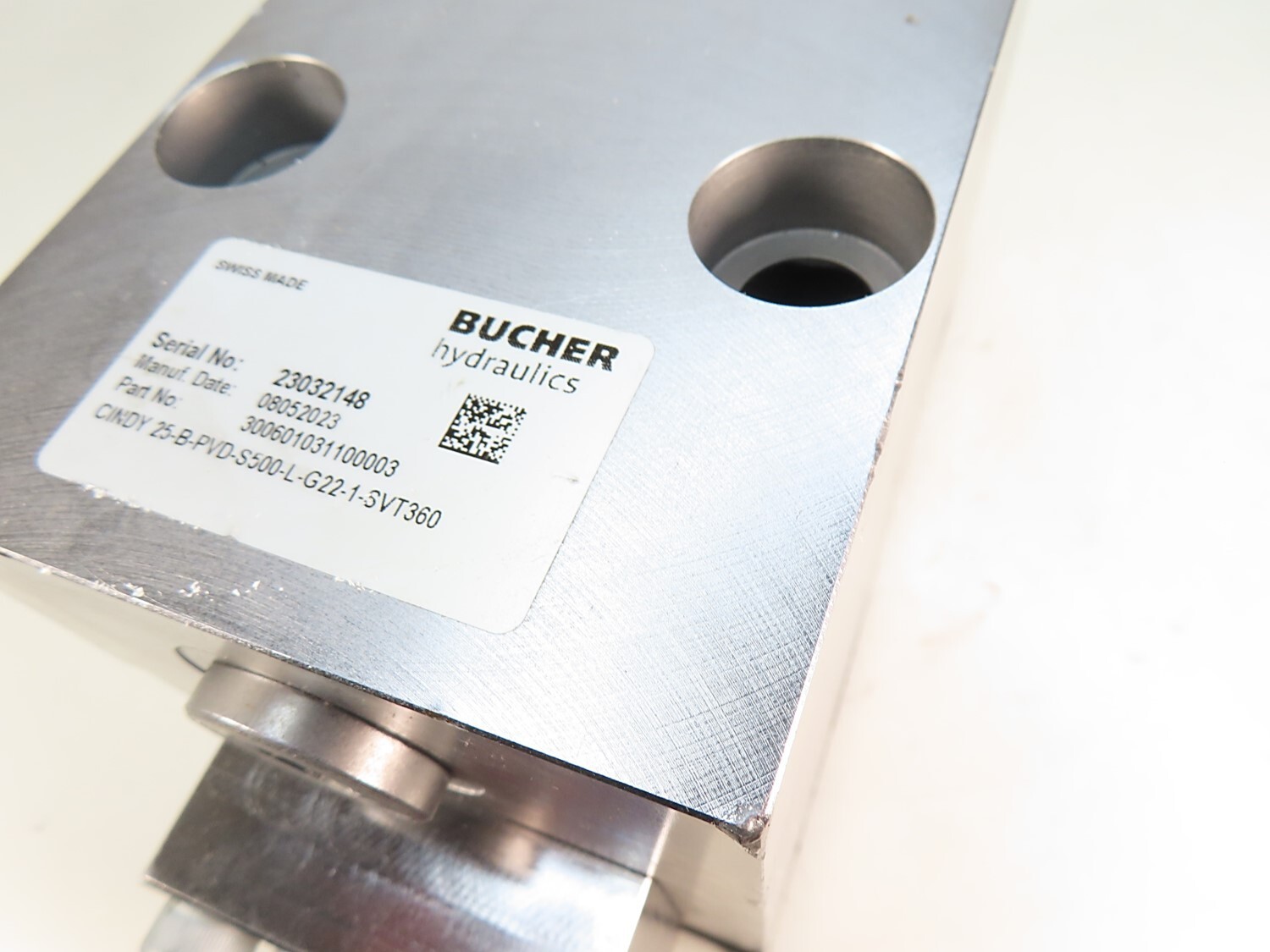 Bucher CINDY 25-B-PVD-S500-L-G22-1-SVT360 300601031100003 Hydraulic Valve NEW