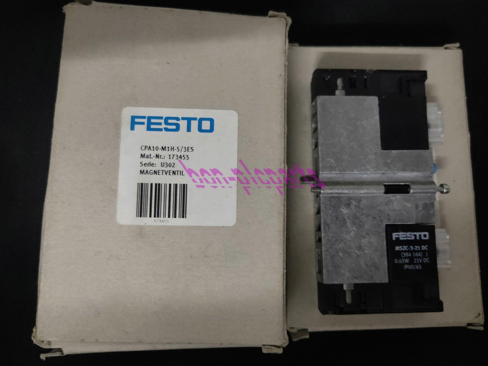1PCS NEW FESTO CPA10-M1H-5/3-ES 173455 solenoid valve