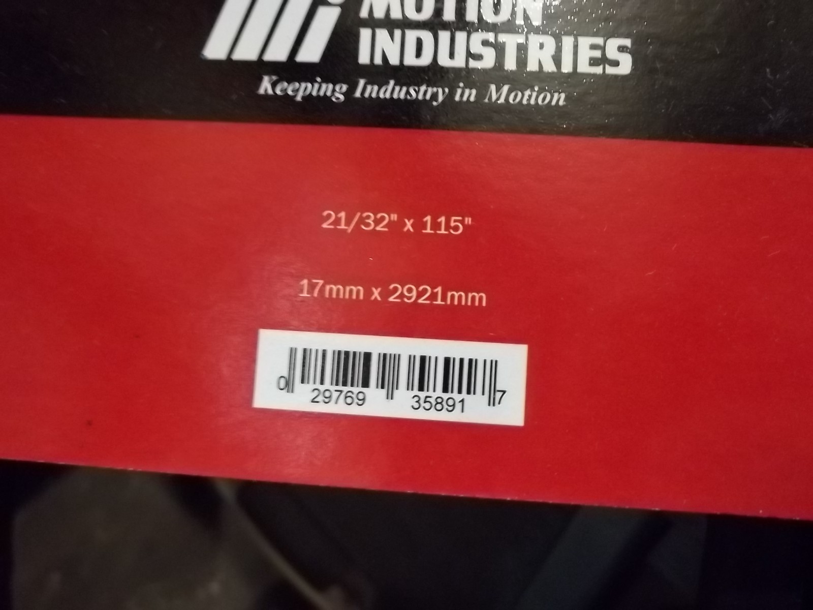 GATES B112 00678796 V-BELT 21/32″ X 115″ (423)