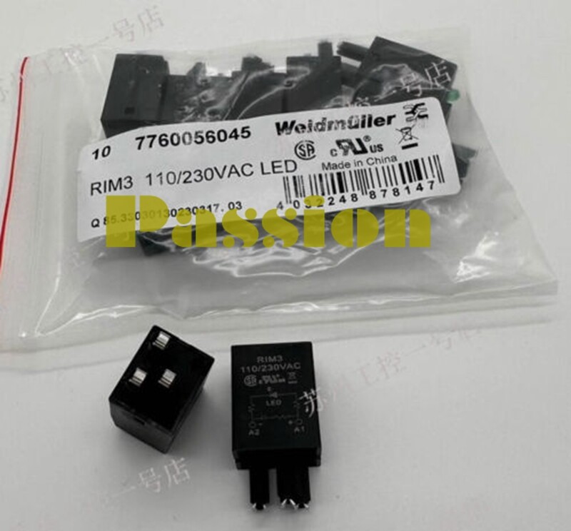 10PC/bag NEW FOR Weidmuller RIM3 110/230VAC LED 7760056045 Relay indicator light