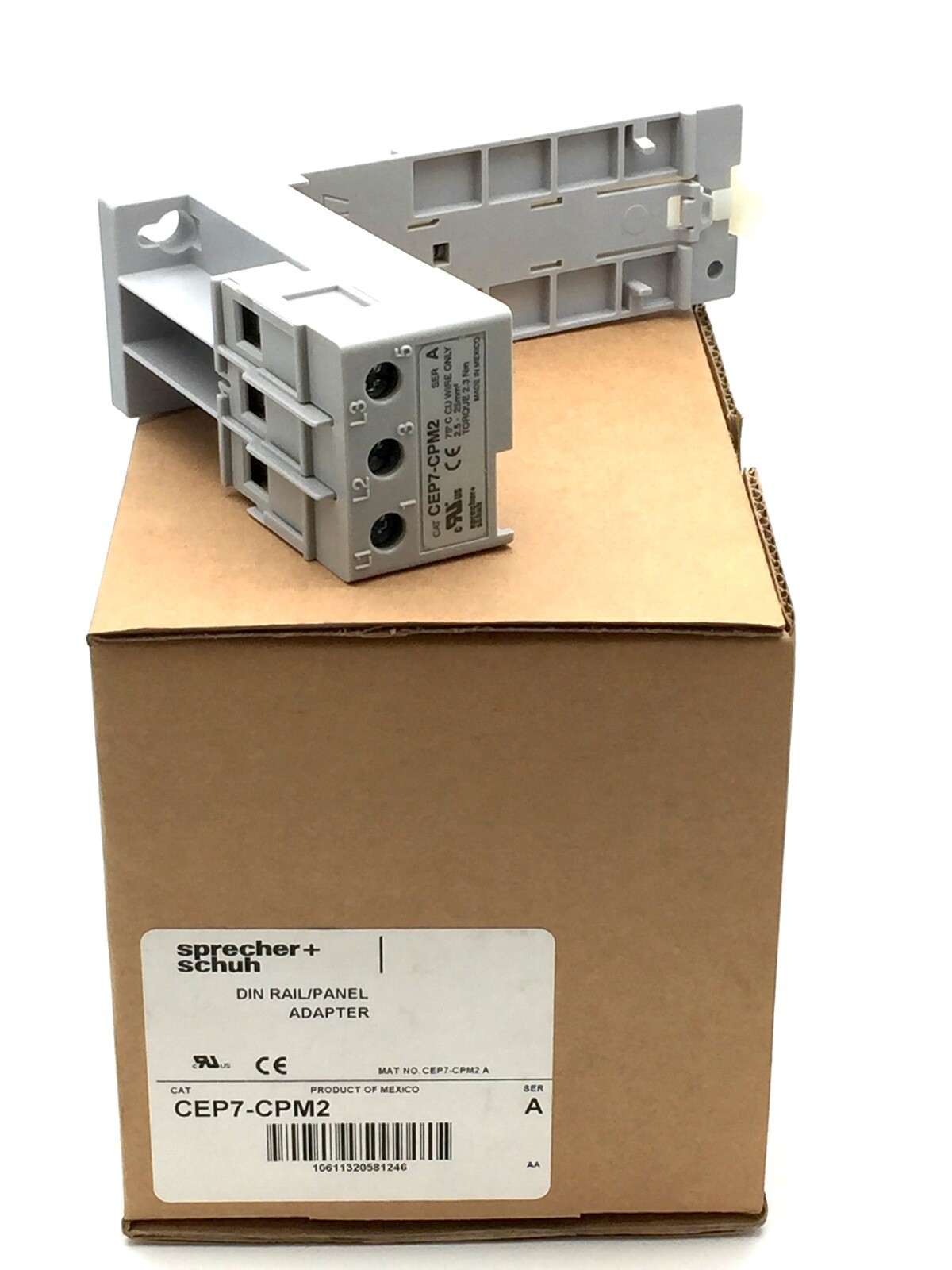 Sprecher + Schuh CEP7-CPM2 Din Rail / Panel Adapter