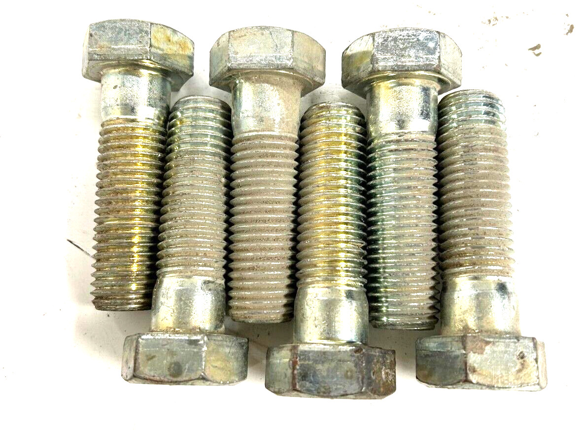 JH HEX HEAD BOLTS 22″-9 GRADE 5 1-1/4″ HEX SIZE PARTIALLY THREADED (LOT OF 6)