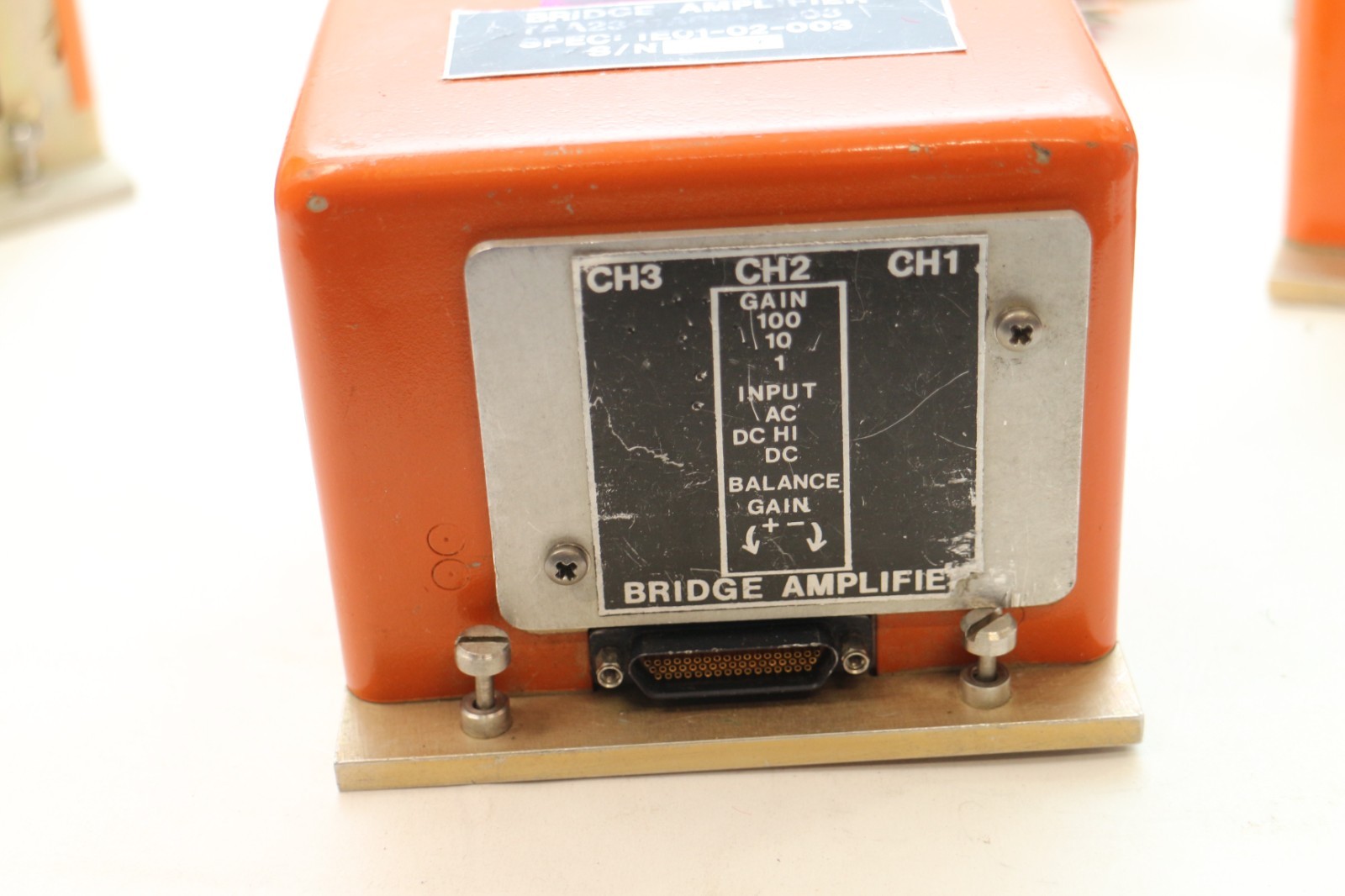 Bridge Amplifier Complete 3-Channel Signal Conditioning System Datel DEB*1047A