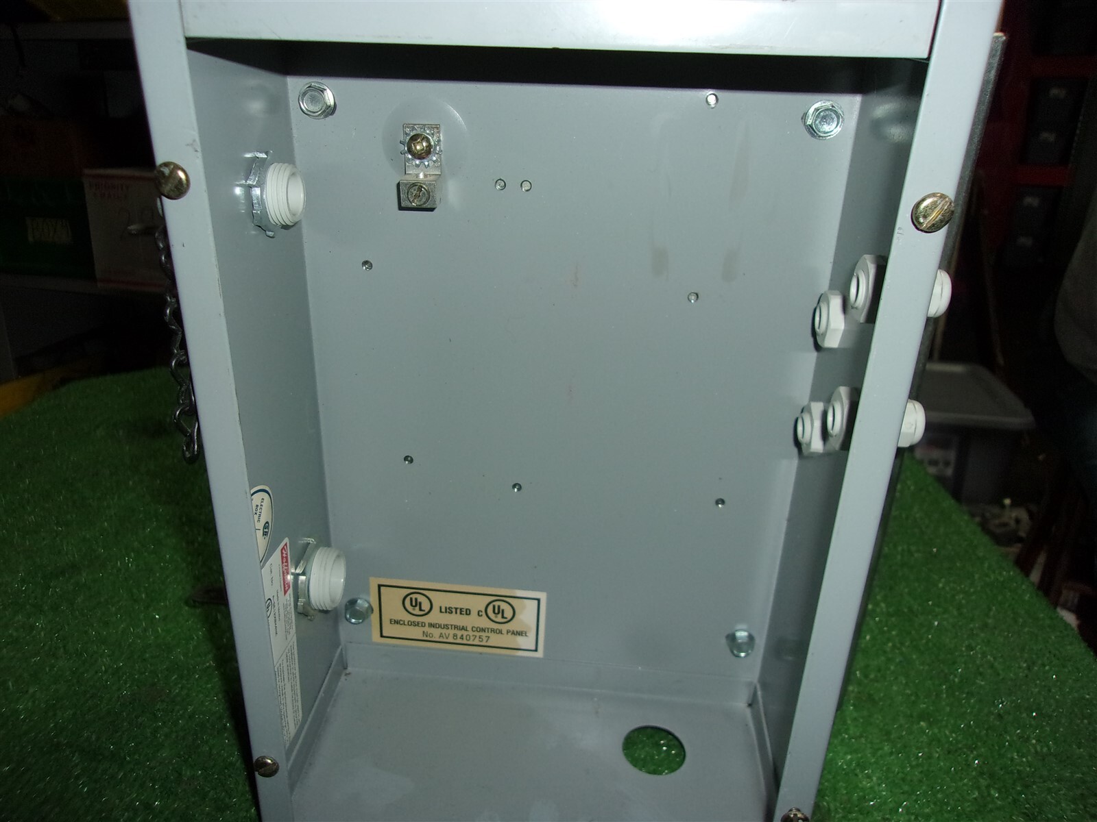 Hoffman A-SE 12x8x4NR Electrical Control Panel, No Lid #1 *FREE SHIPPING*