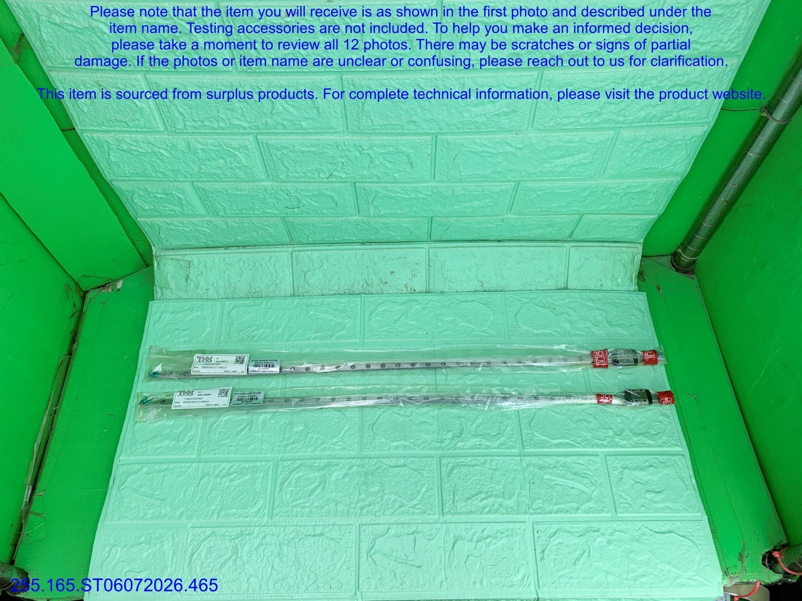 THK SRS9XGMUUC1+680LM, 1 unit Linear Motion Guide as in photos, sn:NEWinBAG SALE