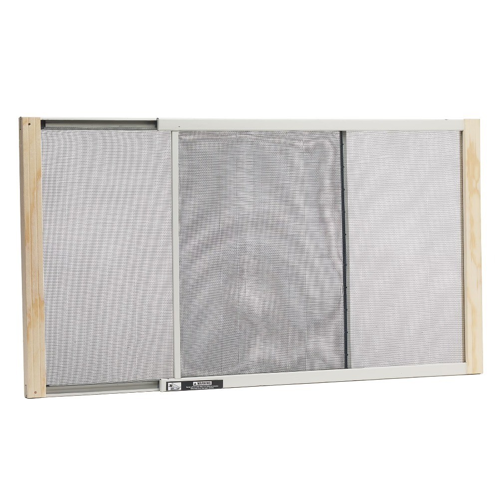 Frost King AWS1537/6W W.B. Adjustable Window Screen, 15″ High with Wood Frame,