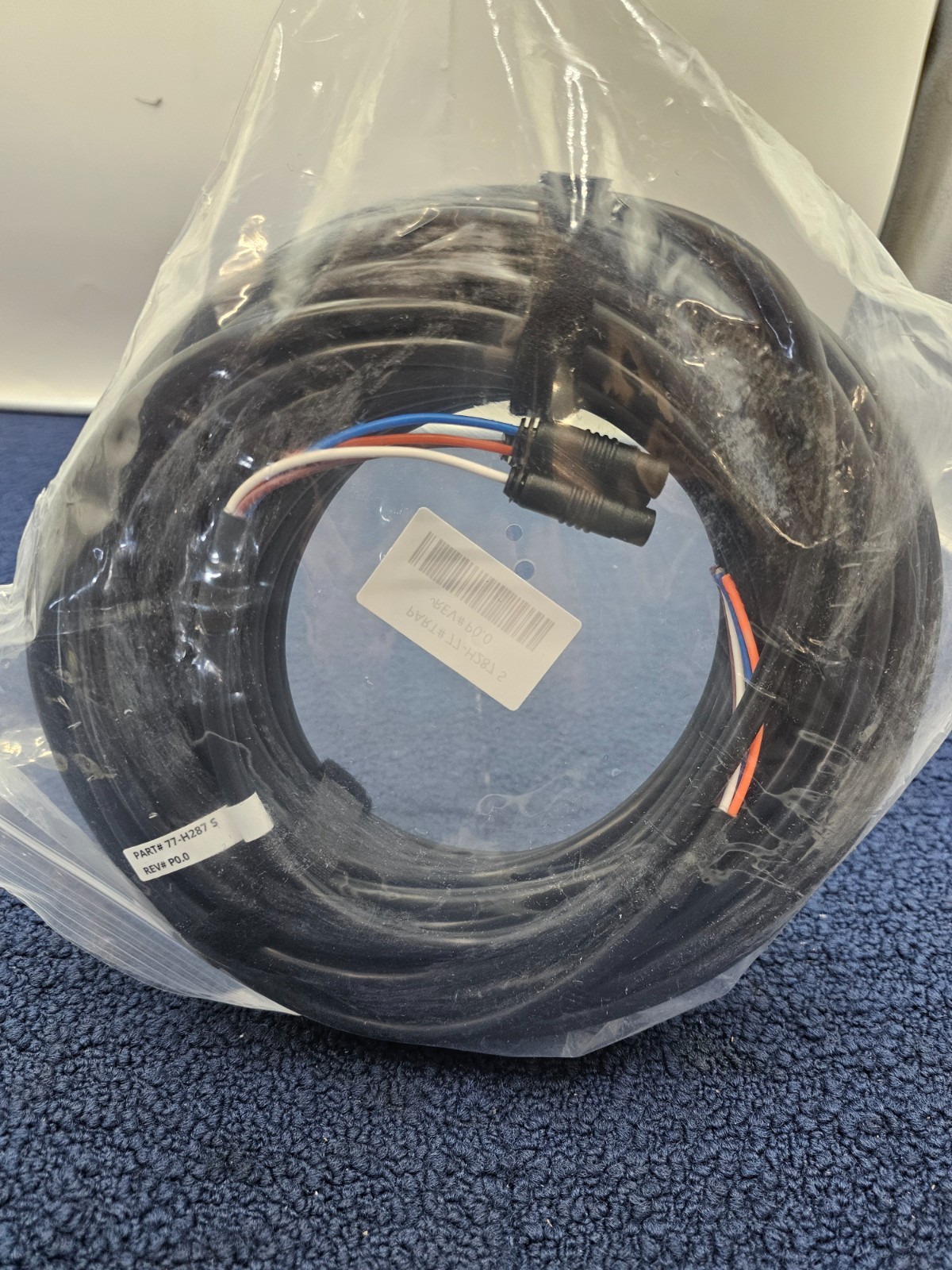 77-H287 S Cable Wire Assembly REV P0.0 / 4 Wire 50 Feet Length