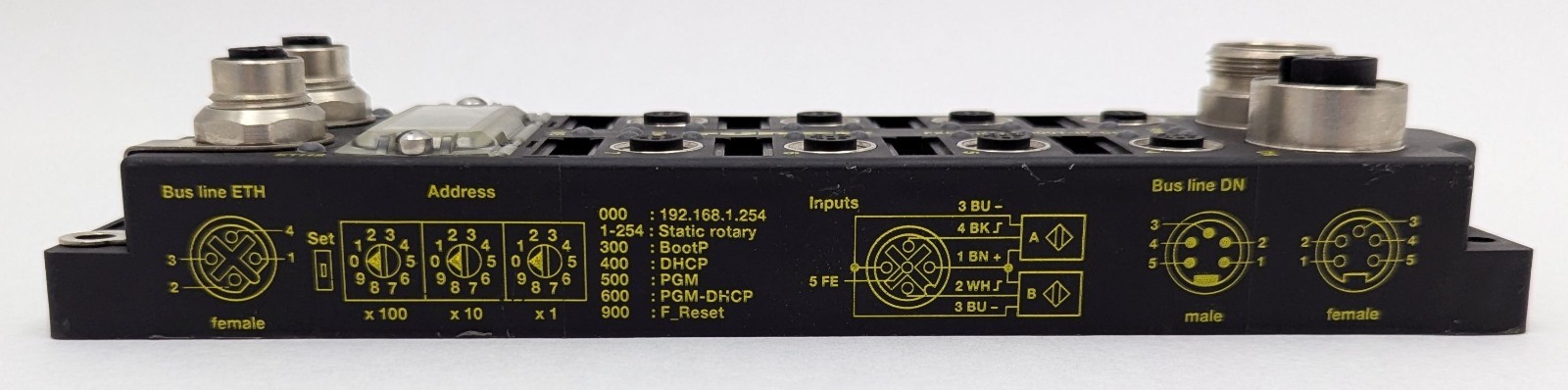 Turck FXEN-IM16-0001-IP-DN Compact Fieldbus I/O Module for Ethernet/IP DeviceNet
