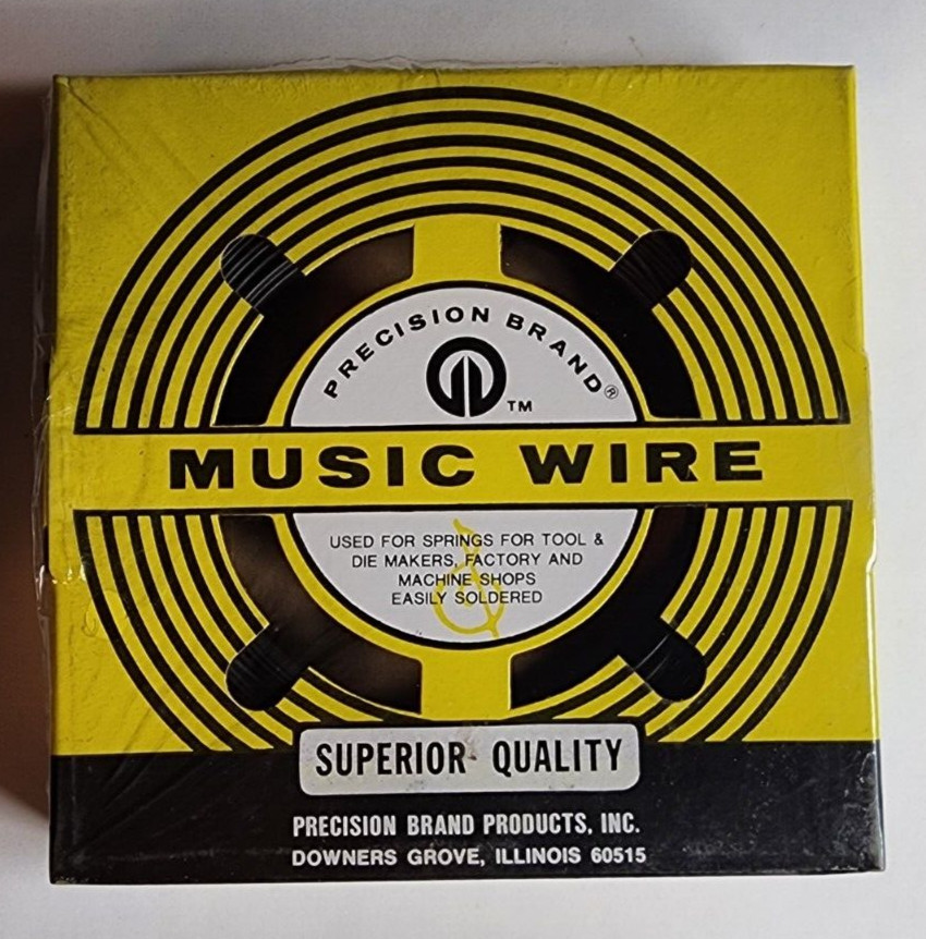 NOS Precision Brand Superior Quality Music Wire 1Lb. .041 Diameter roll