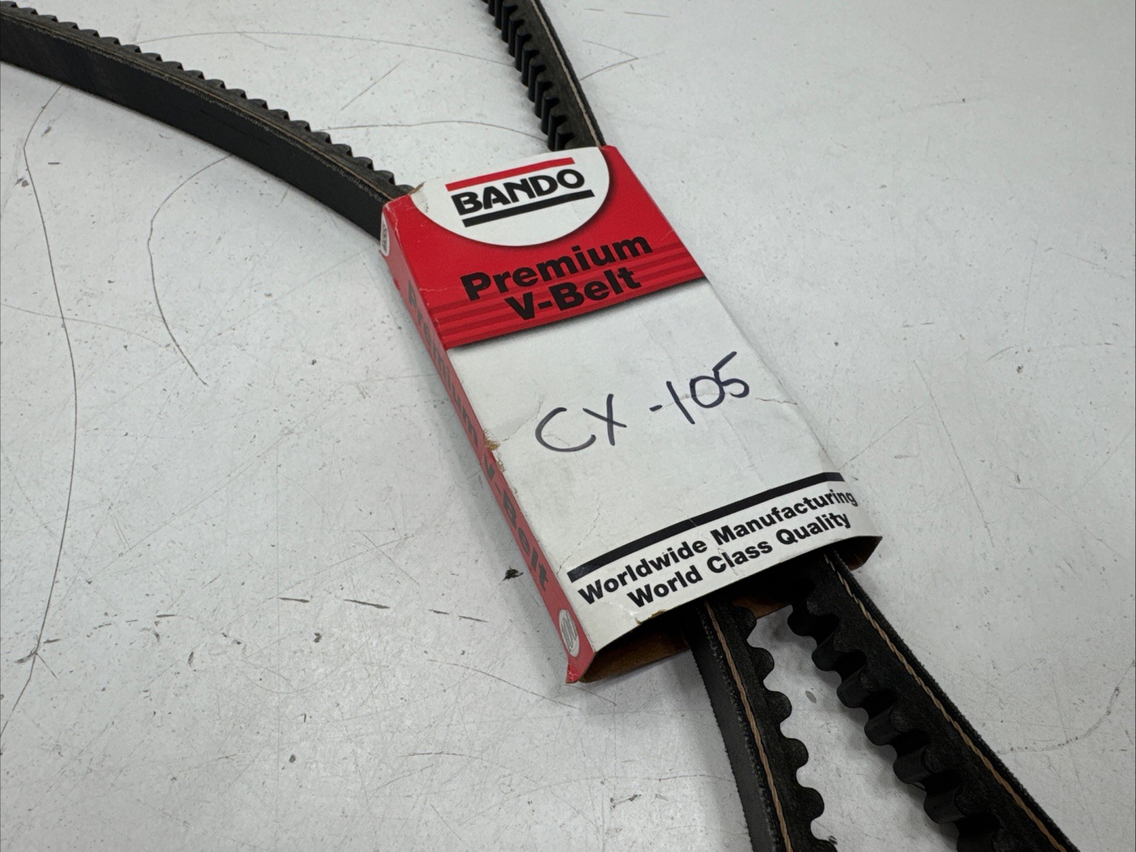 Bando Power King CX-105 , CX105 , CX 105 , Cogged V-belt