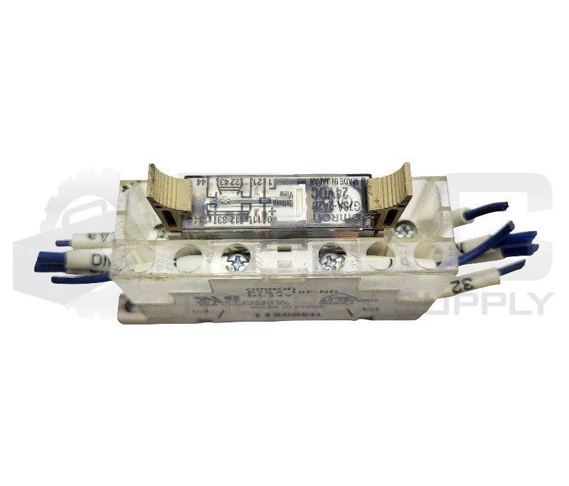 LOT OF 4 OMRON P7SA-10F-ND RELAY BASE W/ G7SA-2A2B SAFETY RELAY