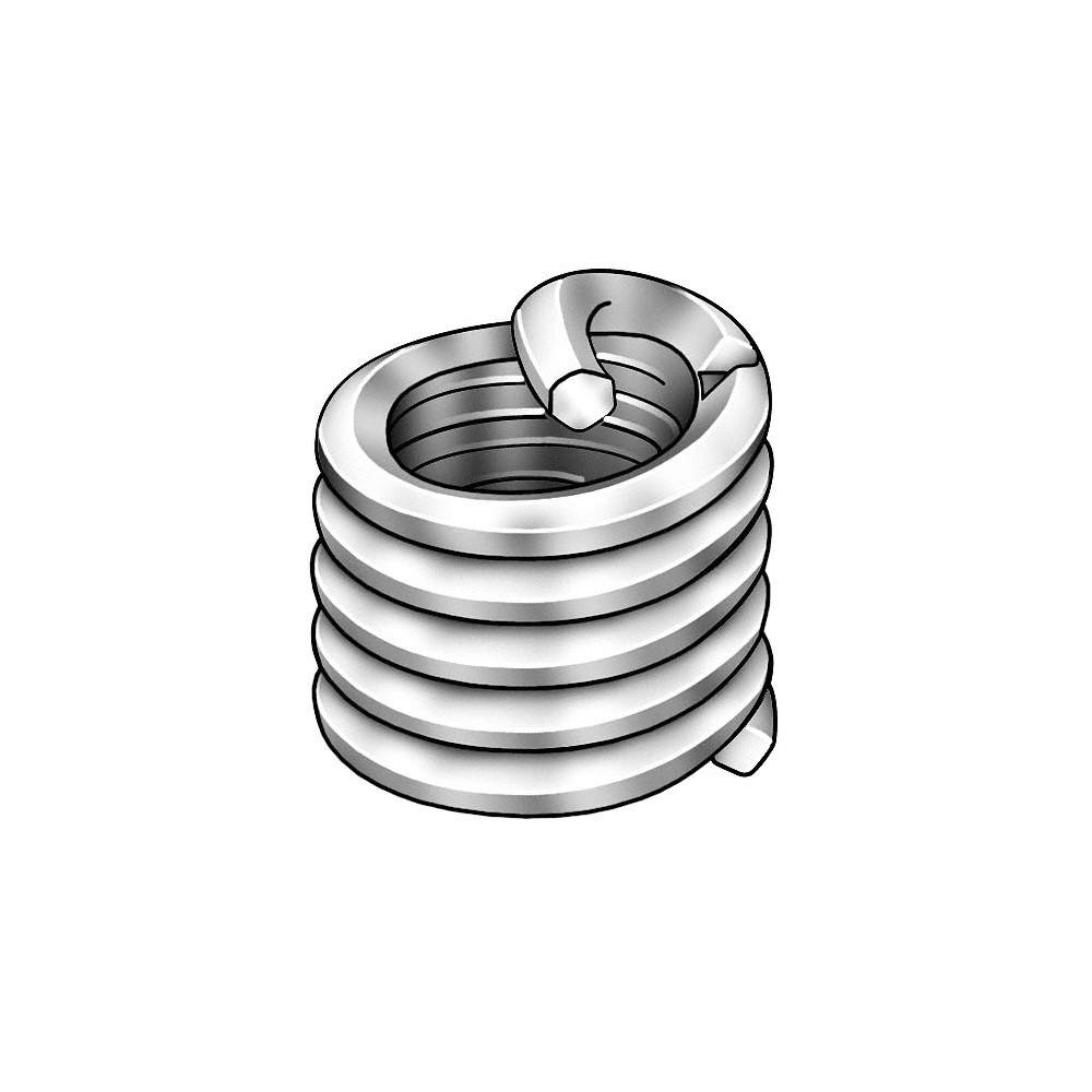 GRAINGER APPROVED 3534-1.1/8X1.0D Helical Insert,SS,1 1/8-12,1.125 In L 5WZJ6