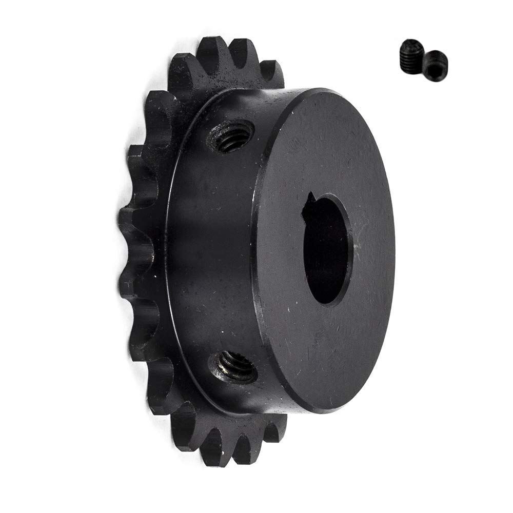 Jeremywell #35 Roller Chain Sprocket B Type 5/8″ Bore Hardened 20 Tooth