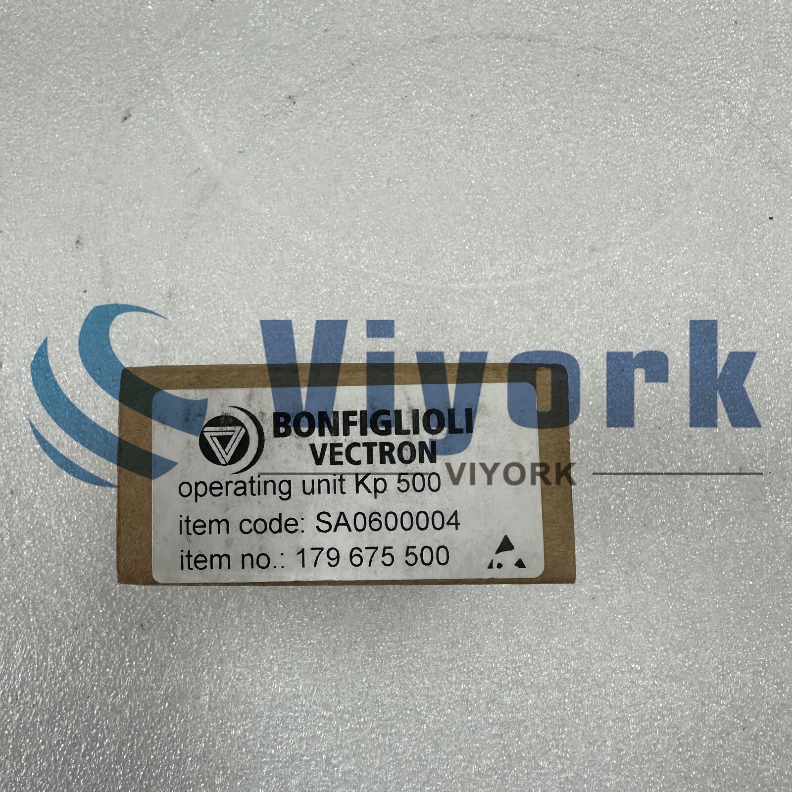 Bonfiglioli KP500 Operating SA0600004 ITEM NO. 179 675 500 NEW