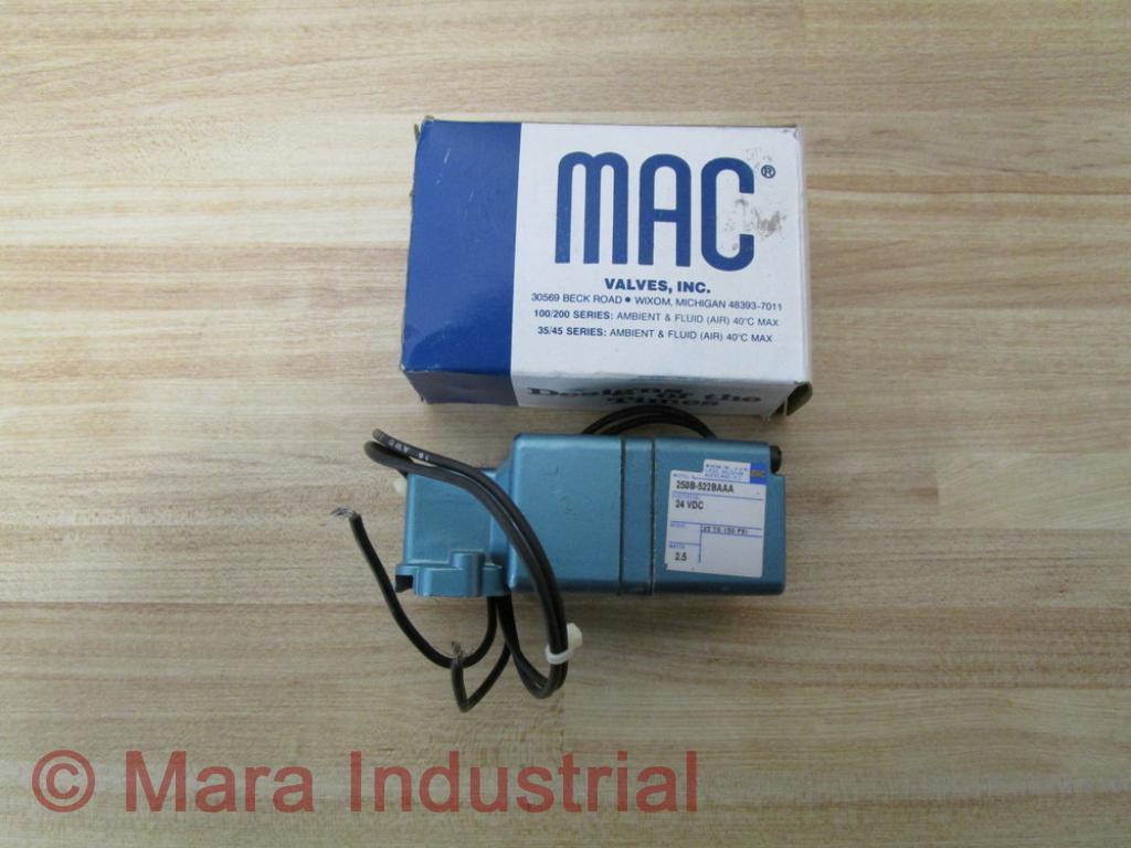 MAC 250B-112BABA Valve 250B-522BAAA