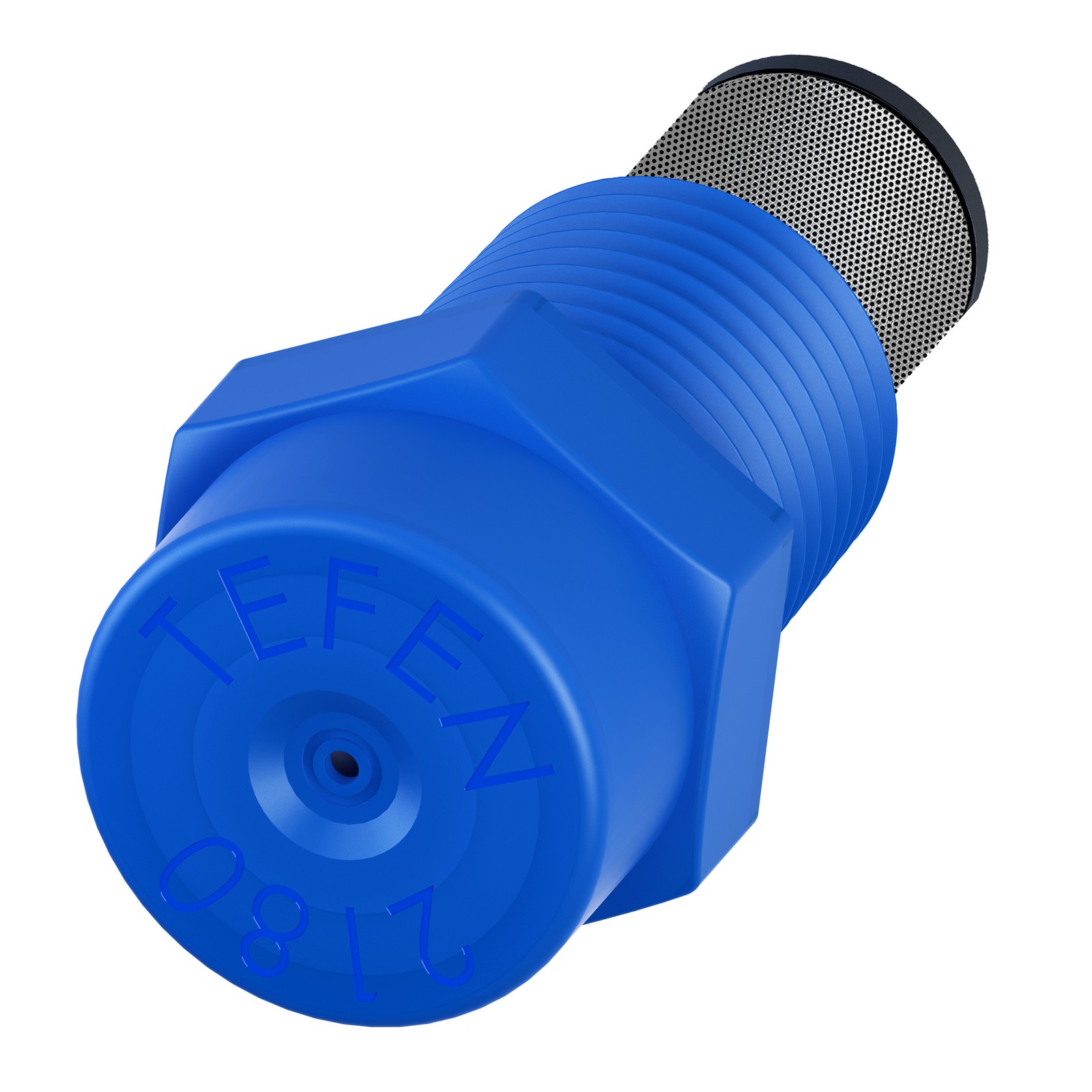 Plastic Fogger Misting Nozzle with Stainless Steel Filter Blue 1/8″ NPT 1.5 GPH