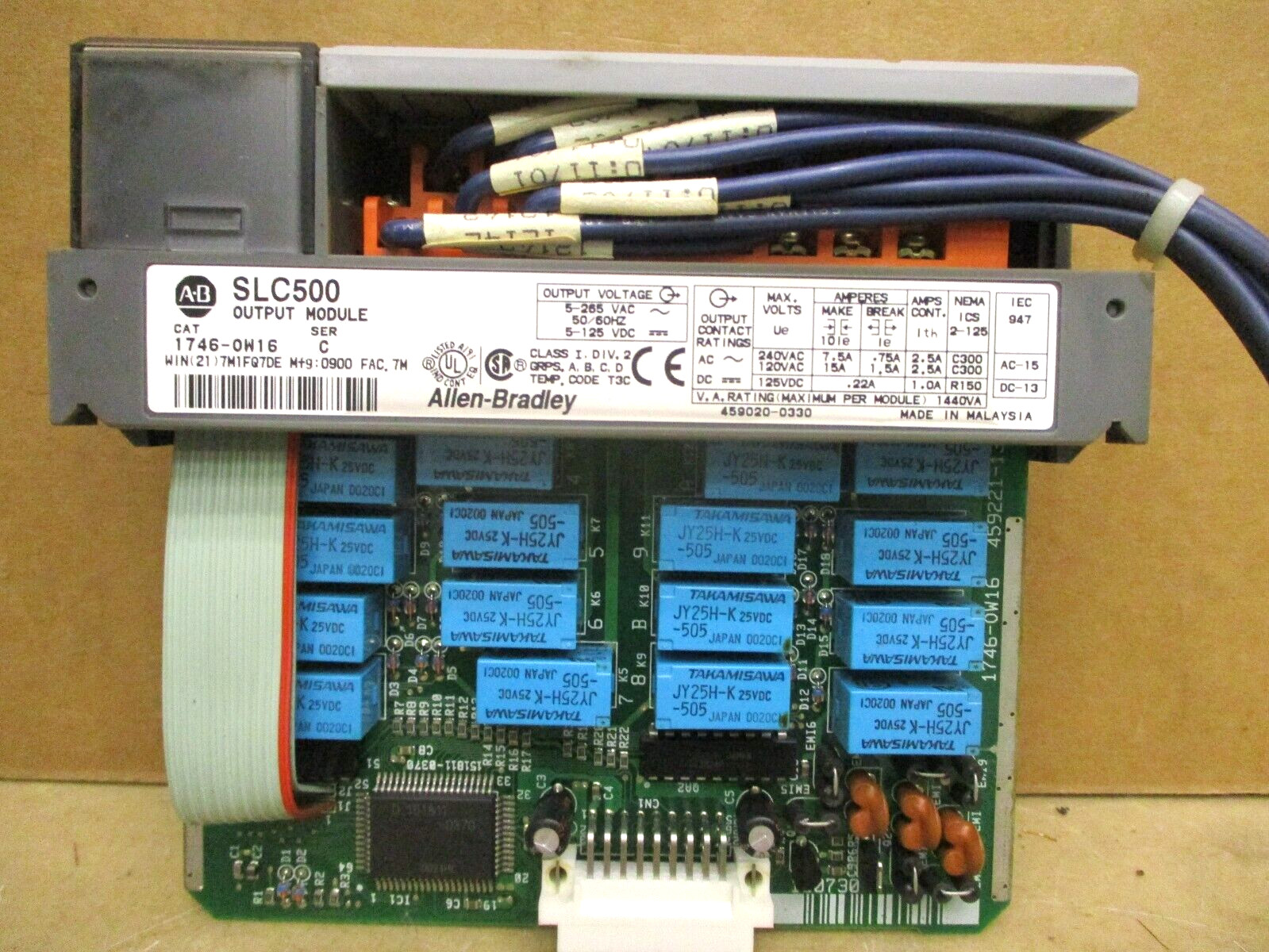 Allen-Bradley SLC 500 1746-P3 Ser A SLC 5/04 CPU 1747-L542 48669GN