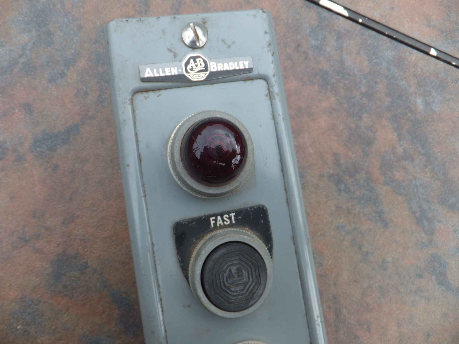 A-B Allen-Bradley Control – Push Button Fast Slow Stop Industrial Control Switch