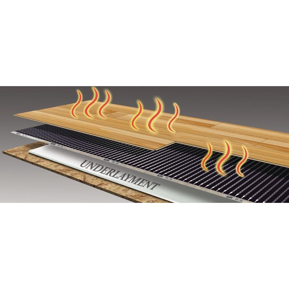 QuietWarmth QWARM3X5F120 3 Foot by 5 Foot 15 Square Feet 120 Volt Easy to