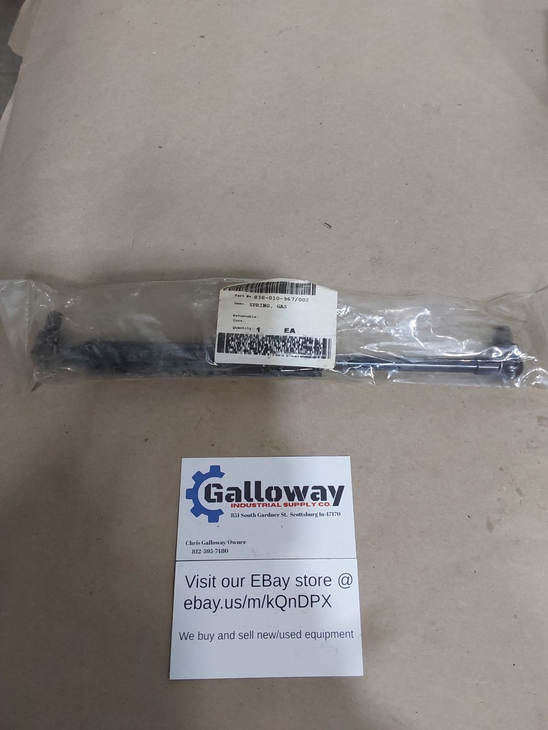 838-010-967/002 Gas Spring Kit For Raymond
