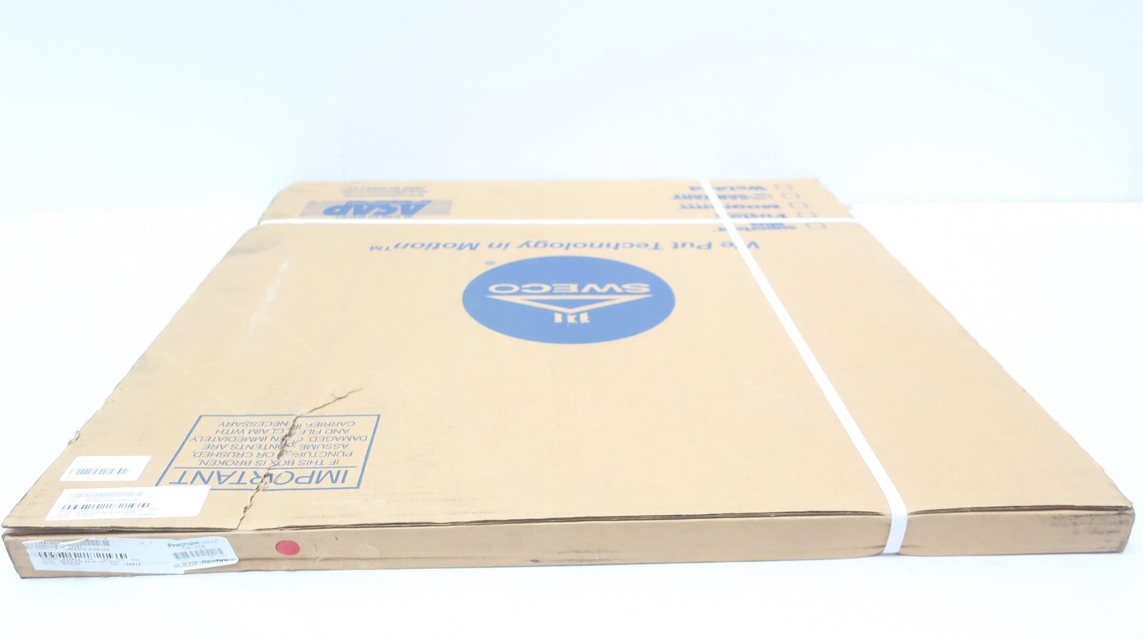 Sweco 30A8A016T Stainless 30in Screen 16t Wch