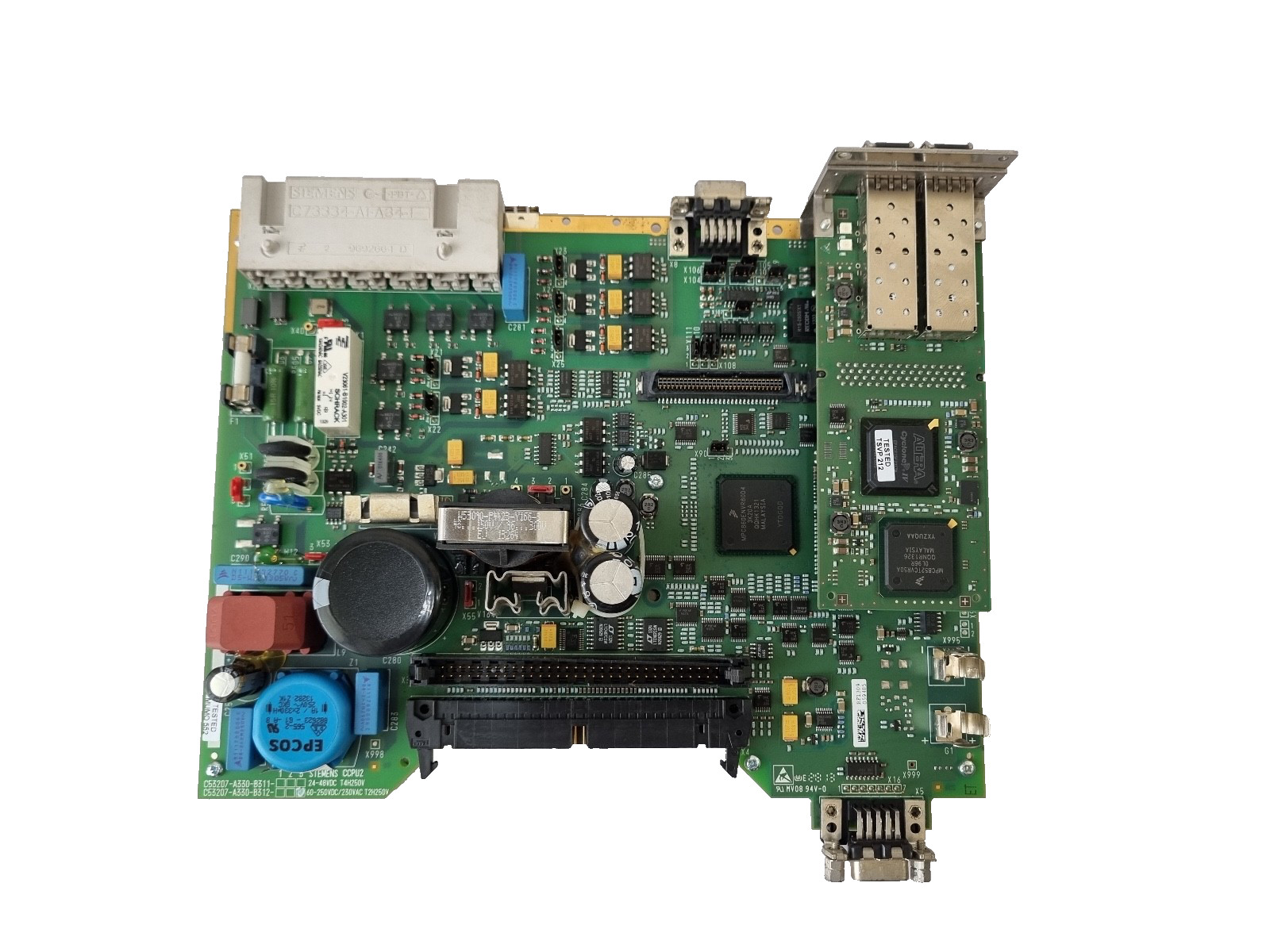 SIEMENS C73040-A51-C229-02 / C53207-A330-B311 / B312-3 CCPU2 PCB [FAST SHIP]