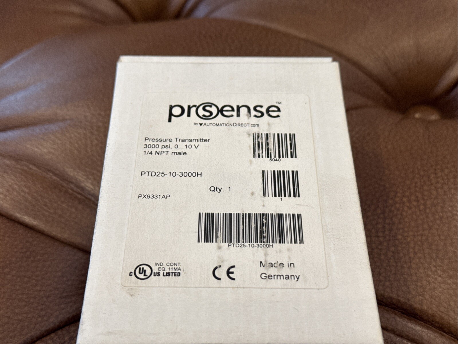 Automation Direct ProSense PTD25-10-3000H Pressure Transmitter 3000psi FAST SHIP