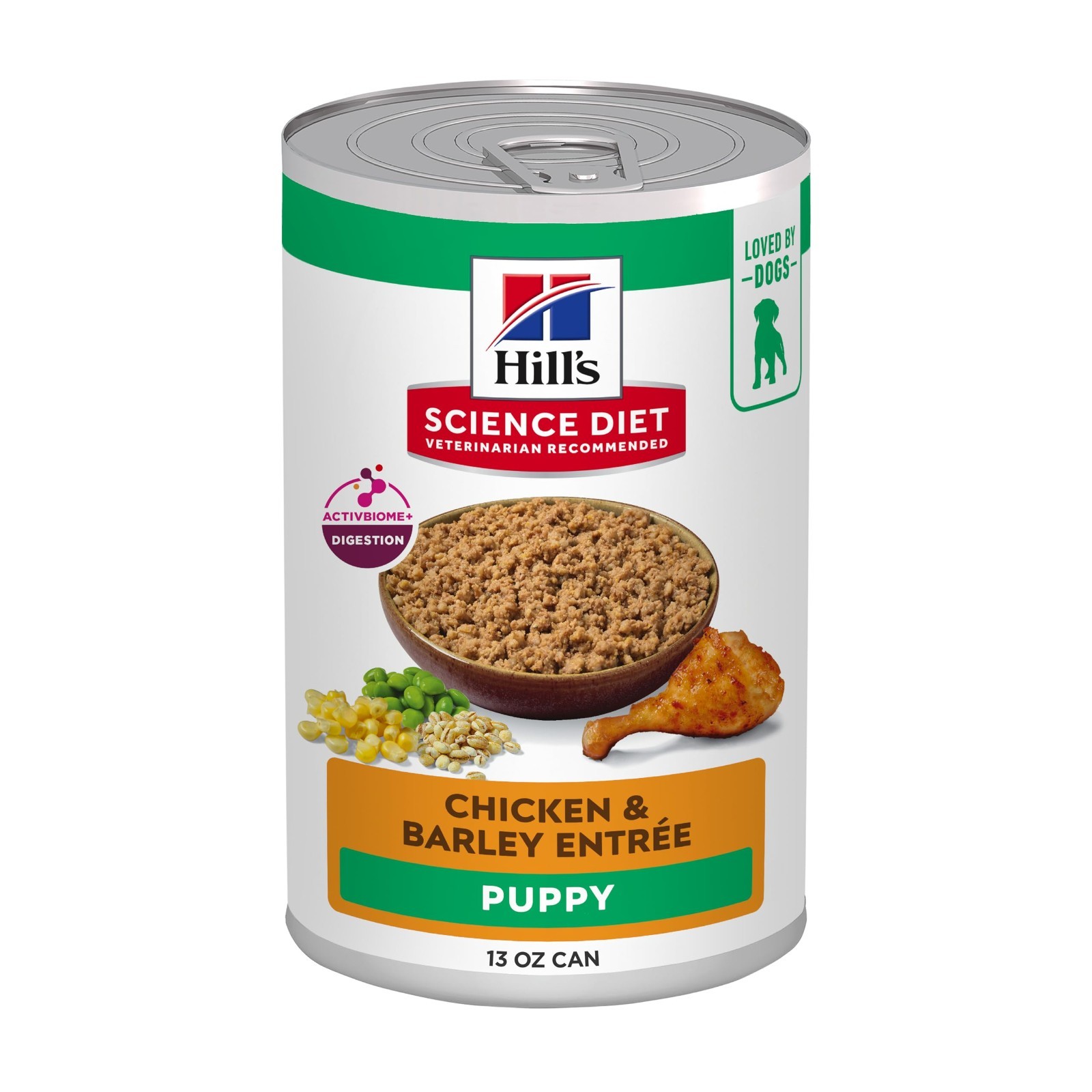 Hill’s Science Diet Puppy Wet Dog Food, Chicken & Barley Loaf,13oz – 24pk