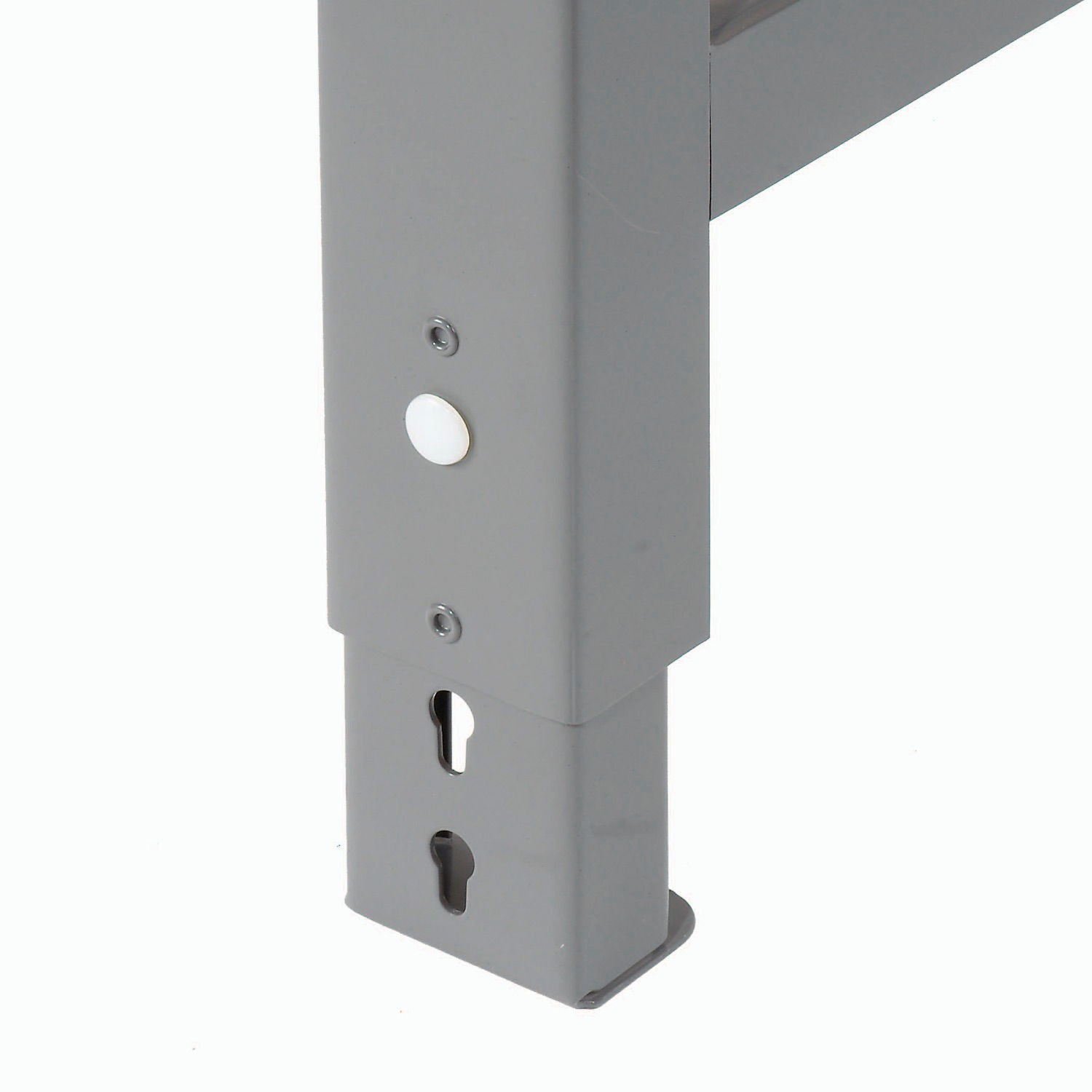 Adjustable Height Workbench C-Channel Leg 60″W x 36″D 1-3/4″ Maple Top Square
