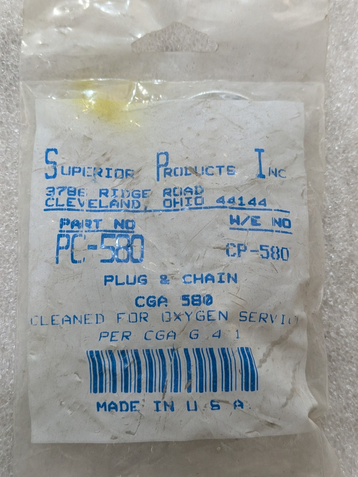 Superior Products PC-580 Plug and Chain Industrial Plumbing Fitting Hardware
