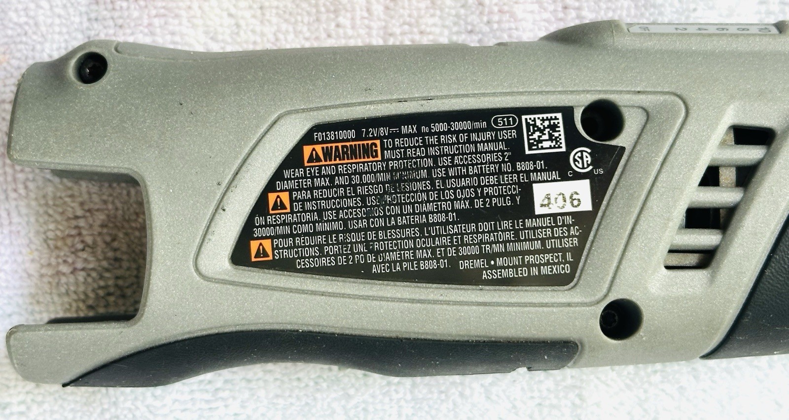 Dremel 8100 8V Cordless Rotary Tool – Bare Tool
