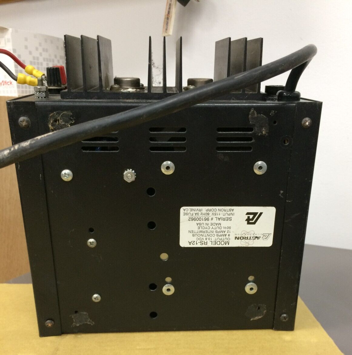Astron RS-12A Power Supply, Tested, 13.8 VDC Output, 12 Amps Intermittent
