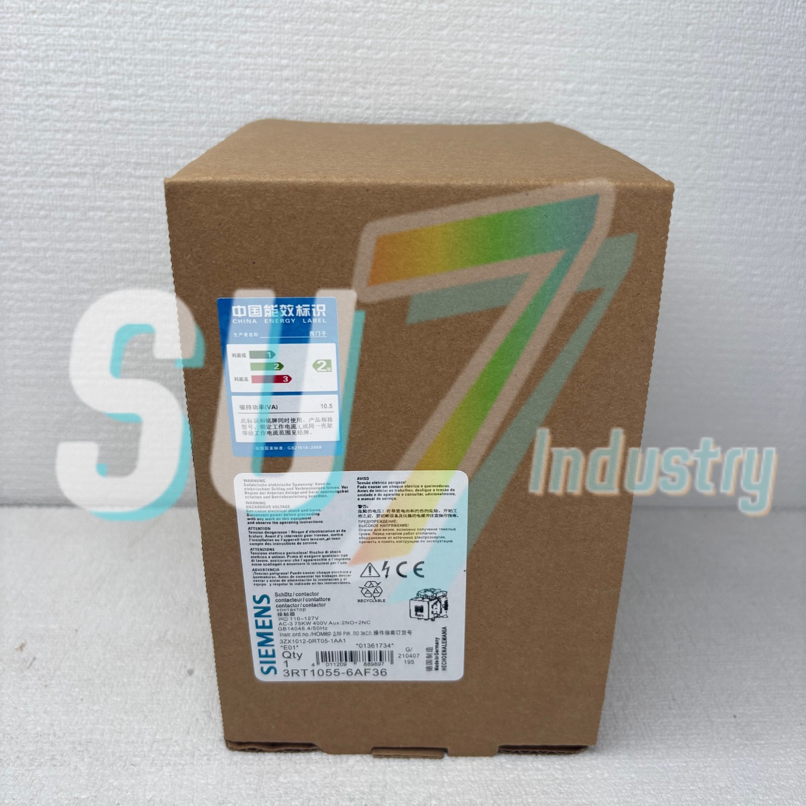1pcs new Siemens 3RT1055-6AF36 Contactor