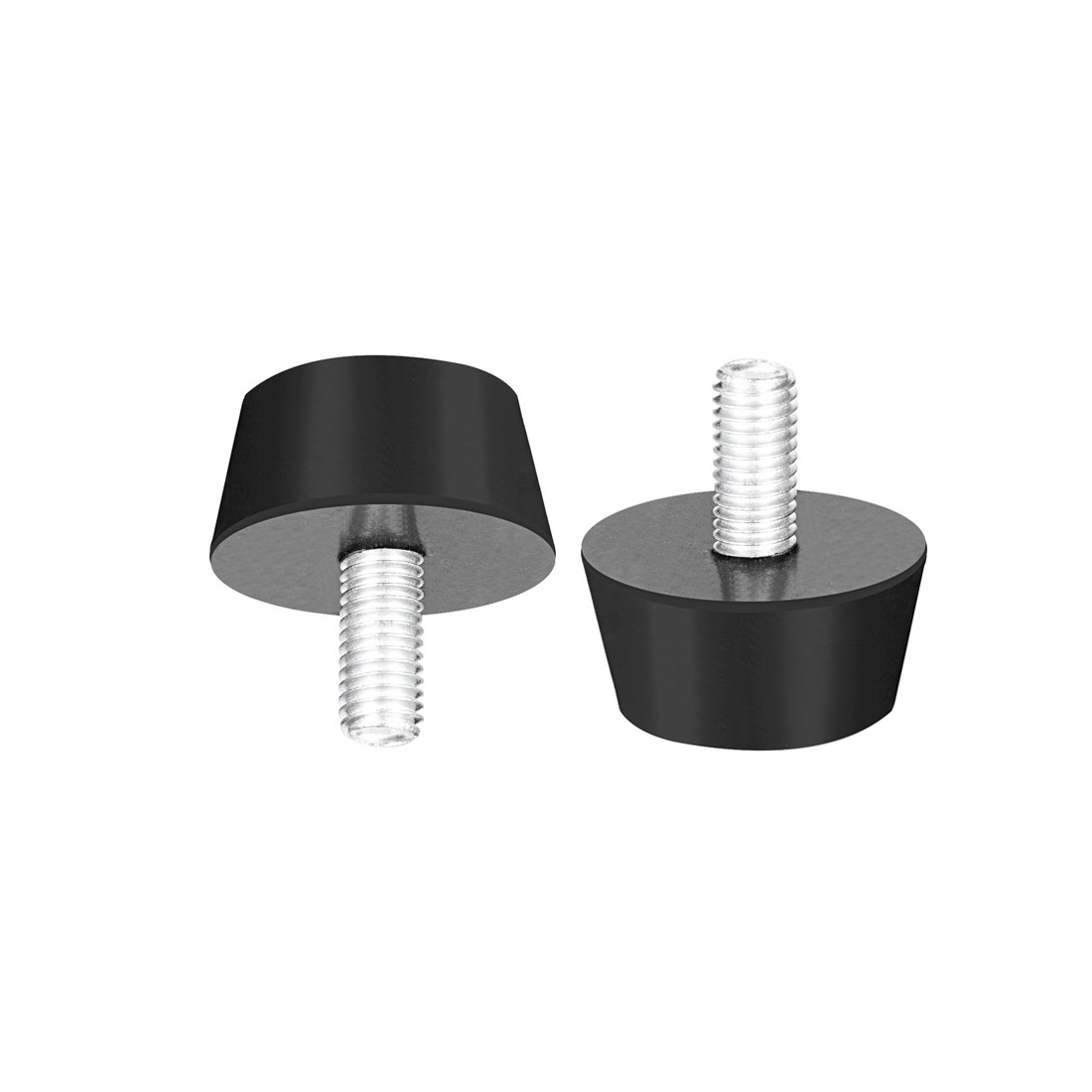 4PCS 38 x 20mm Conical Rubber Mount with M10 x 20mm Studs