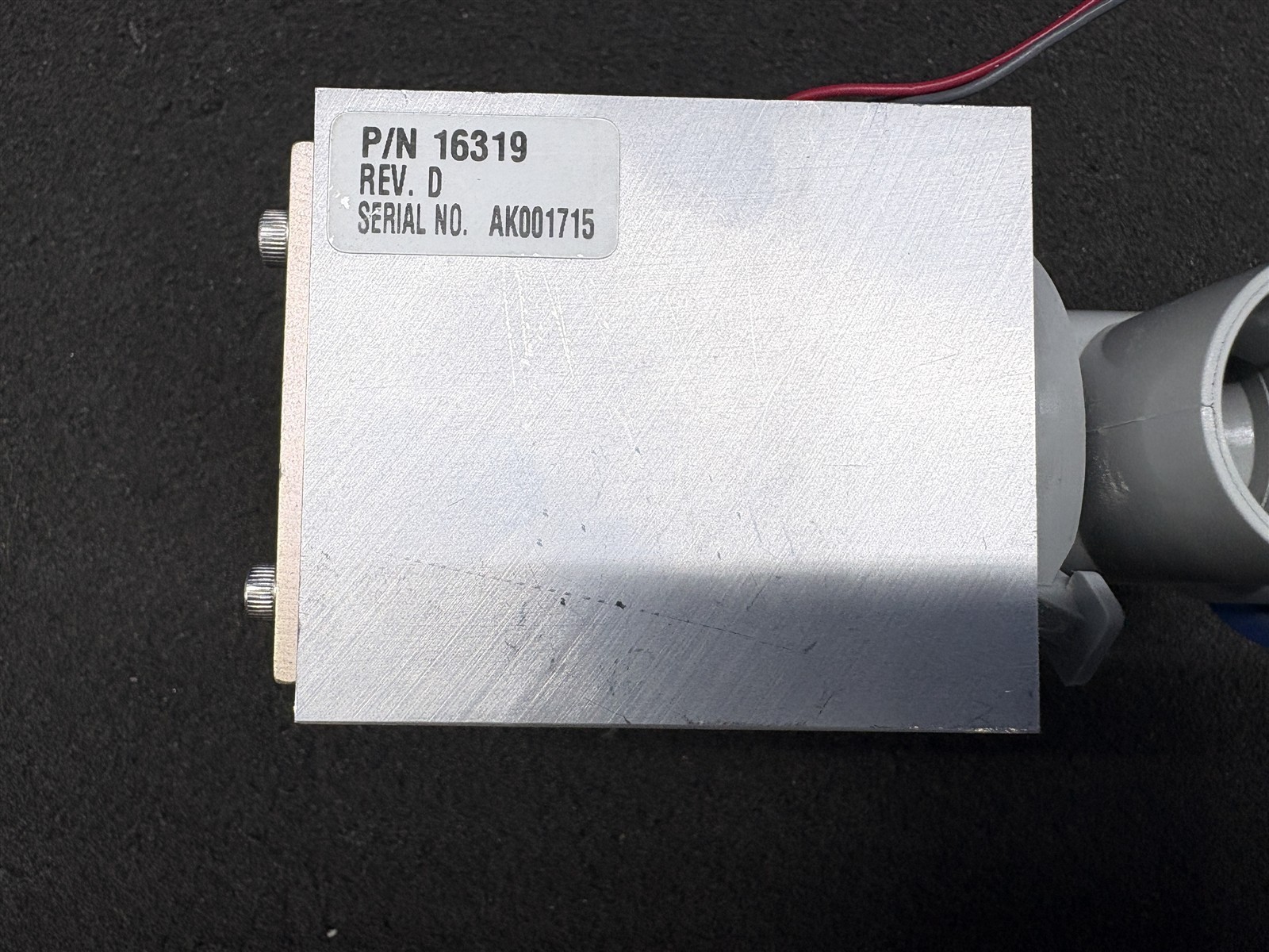 EXHALATION VALVE ASSY P/N: 16319 REV. D FOR CAREFUSION AVEA IN GOOD CONDITION