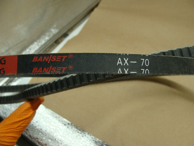 LOT OF 2 BANDO AX-70 POWER KING COG V-BELTS