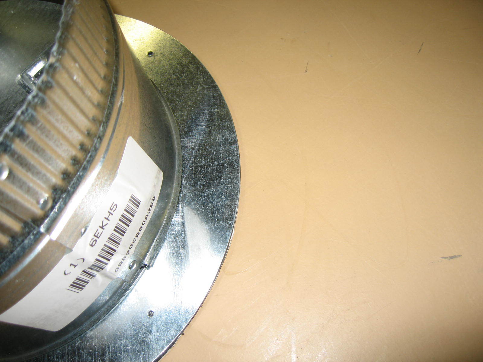GREENSEAM GR6POCR8GA26D Damper, Self Seal Collar, 8″ Diameter, 26 Gauge